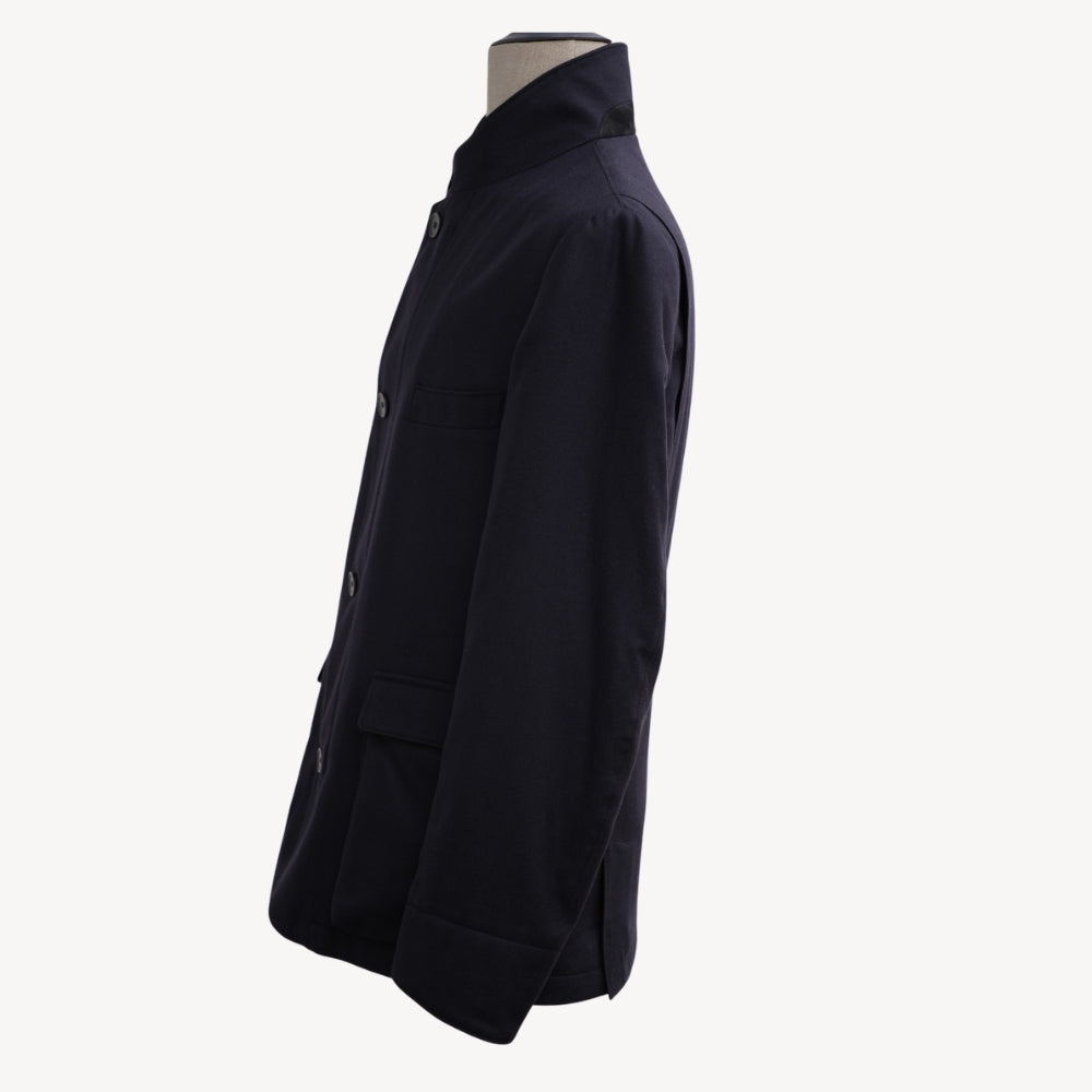 Navy Blue Vicuna Roadster Jacket (M)