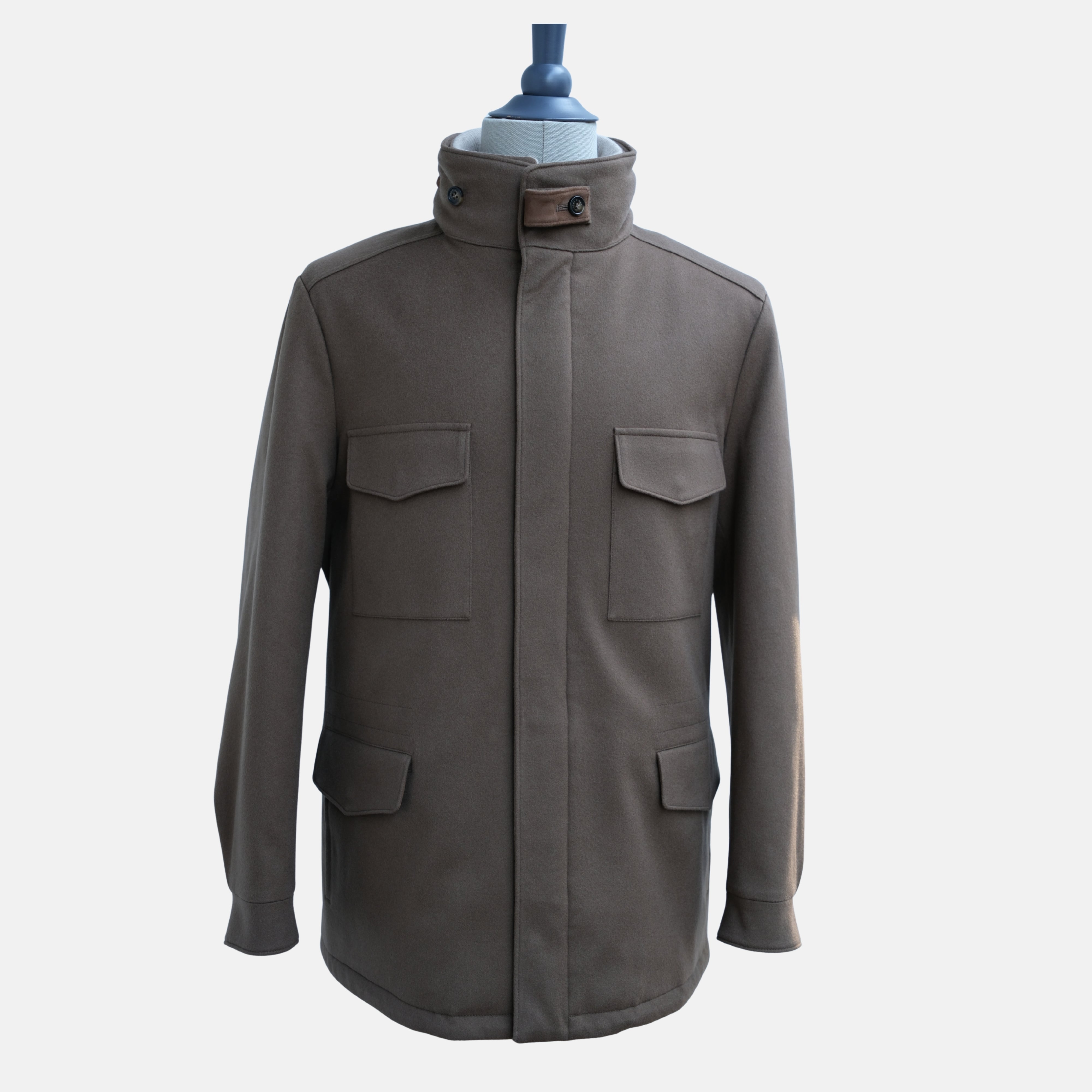 Brown "Traveller" Cashmere Jacket (EU 50)