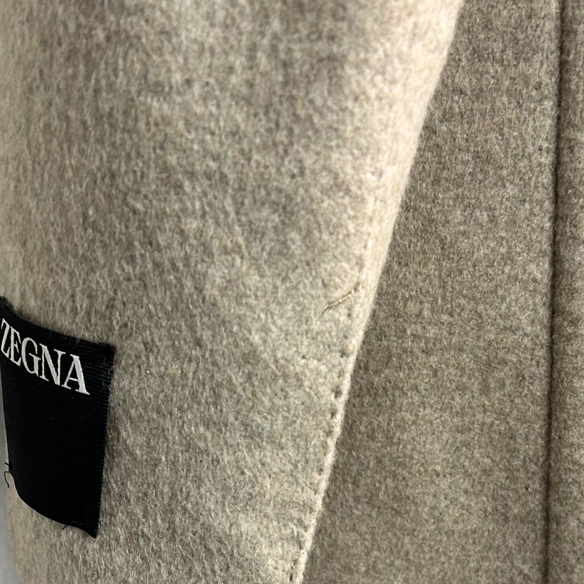 Beige Melange Coat made of Cashmere (EU 52)