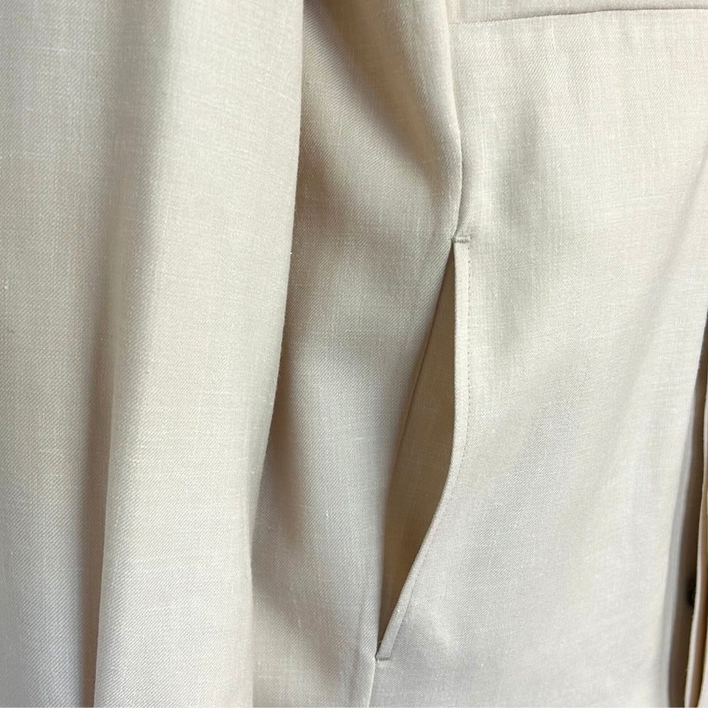 Ecru Jacket made of Cashmere/Linen (M)