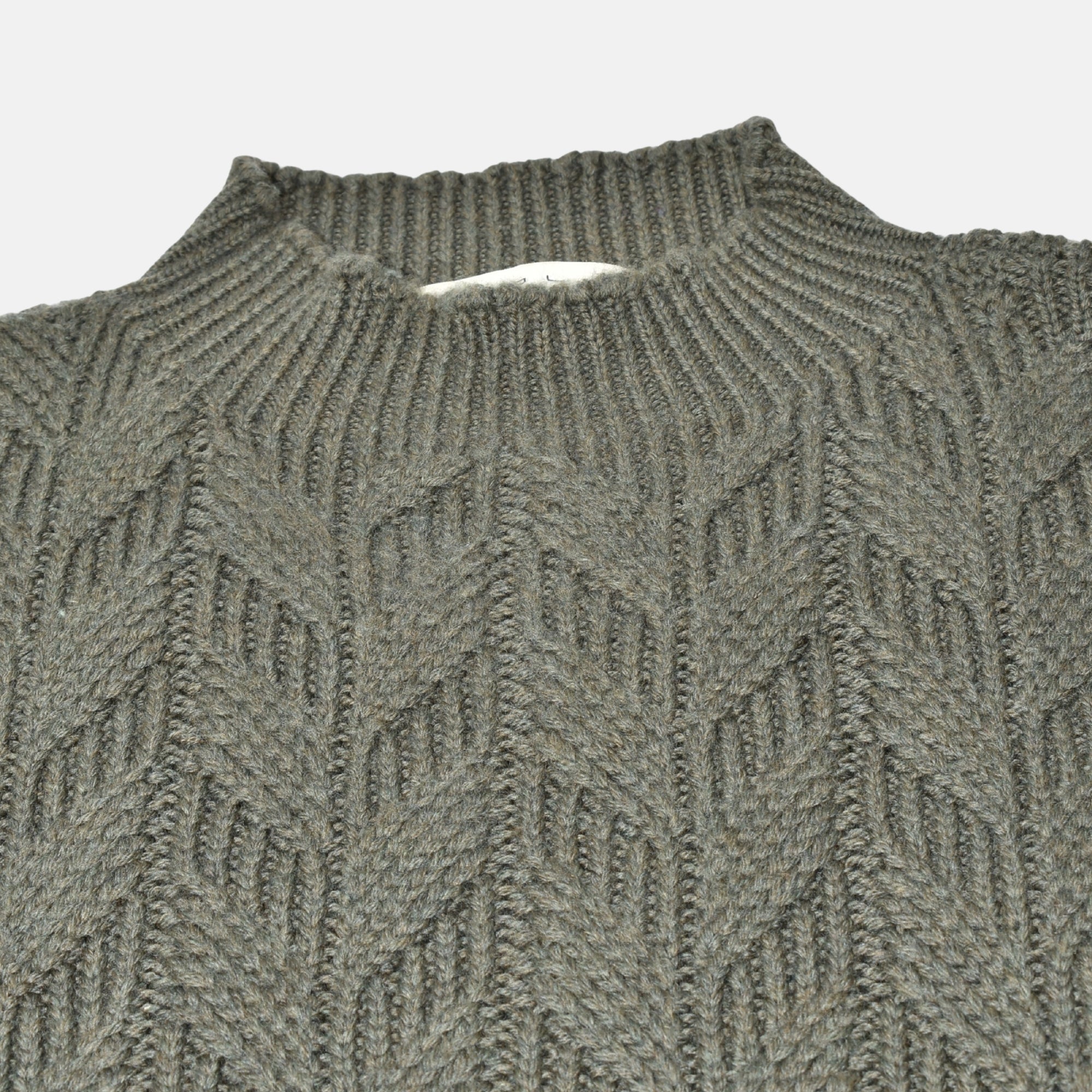 Khaki Sweater made of Cotton (L)