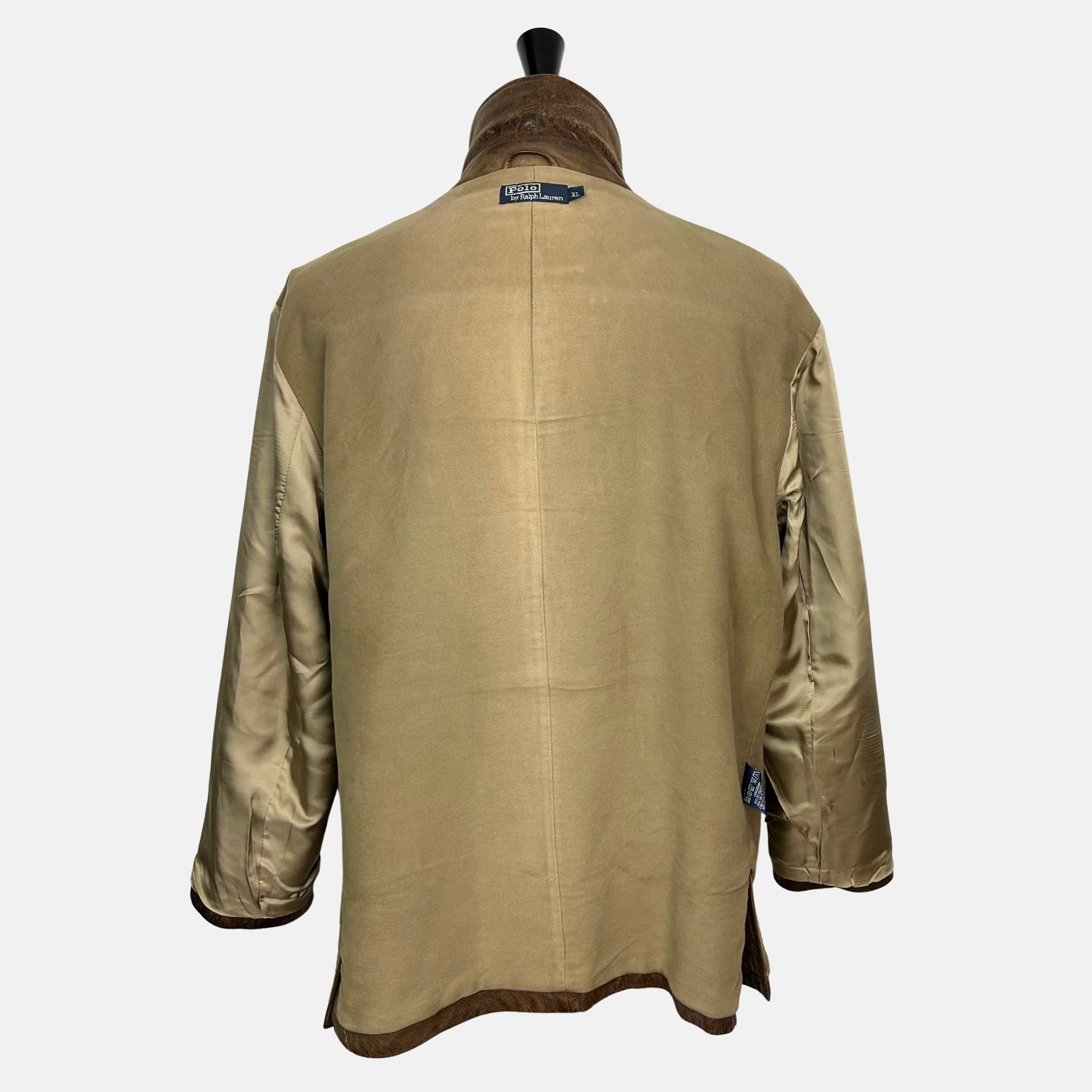 Brown Jacket made of Leather (XL)