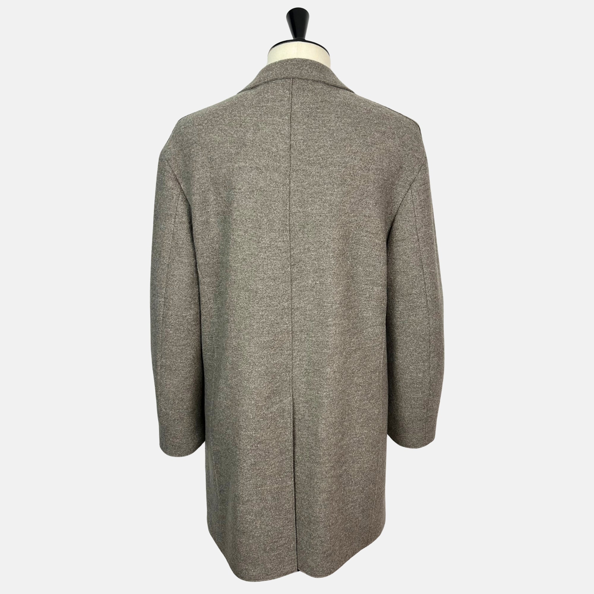 Greige Overcoat made of Wool (EU 54)