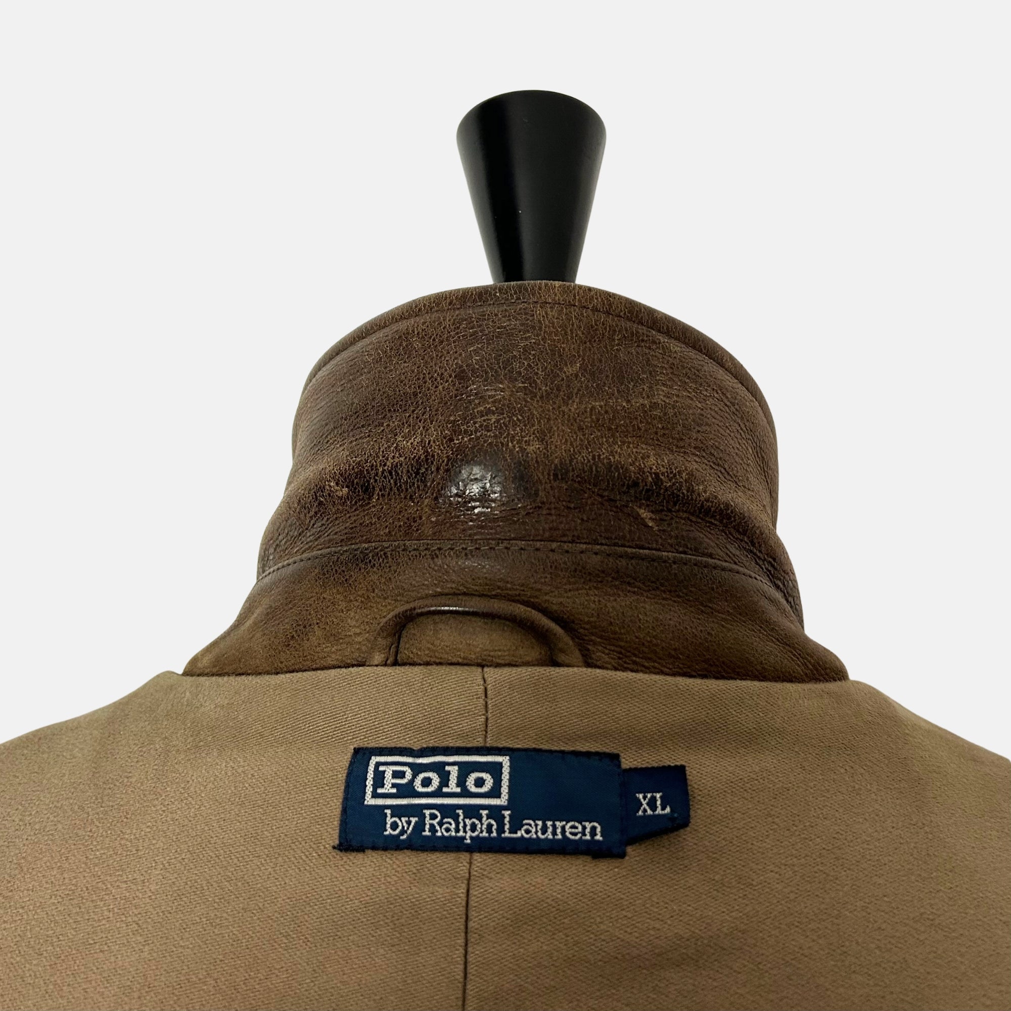 Brown Jacket made of Leather (XL)