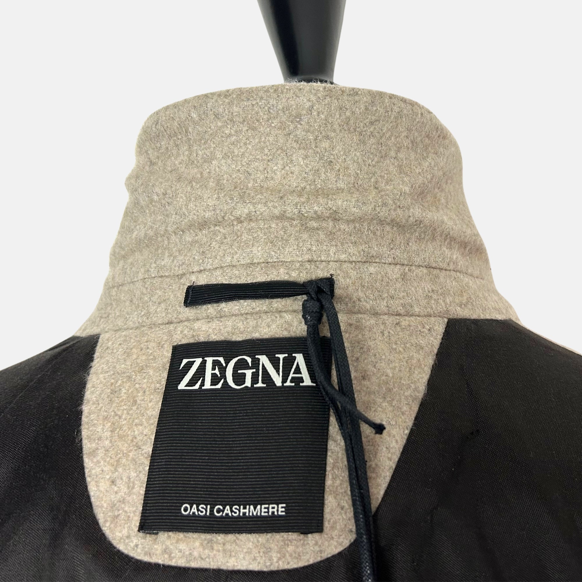 Beige Melange Coat made of Cashmere (EU 52)
