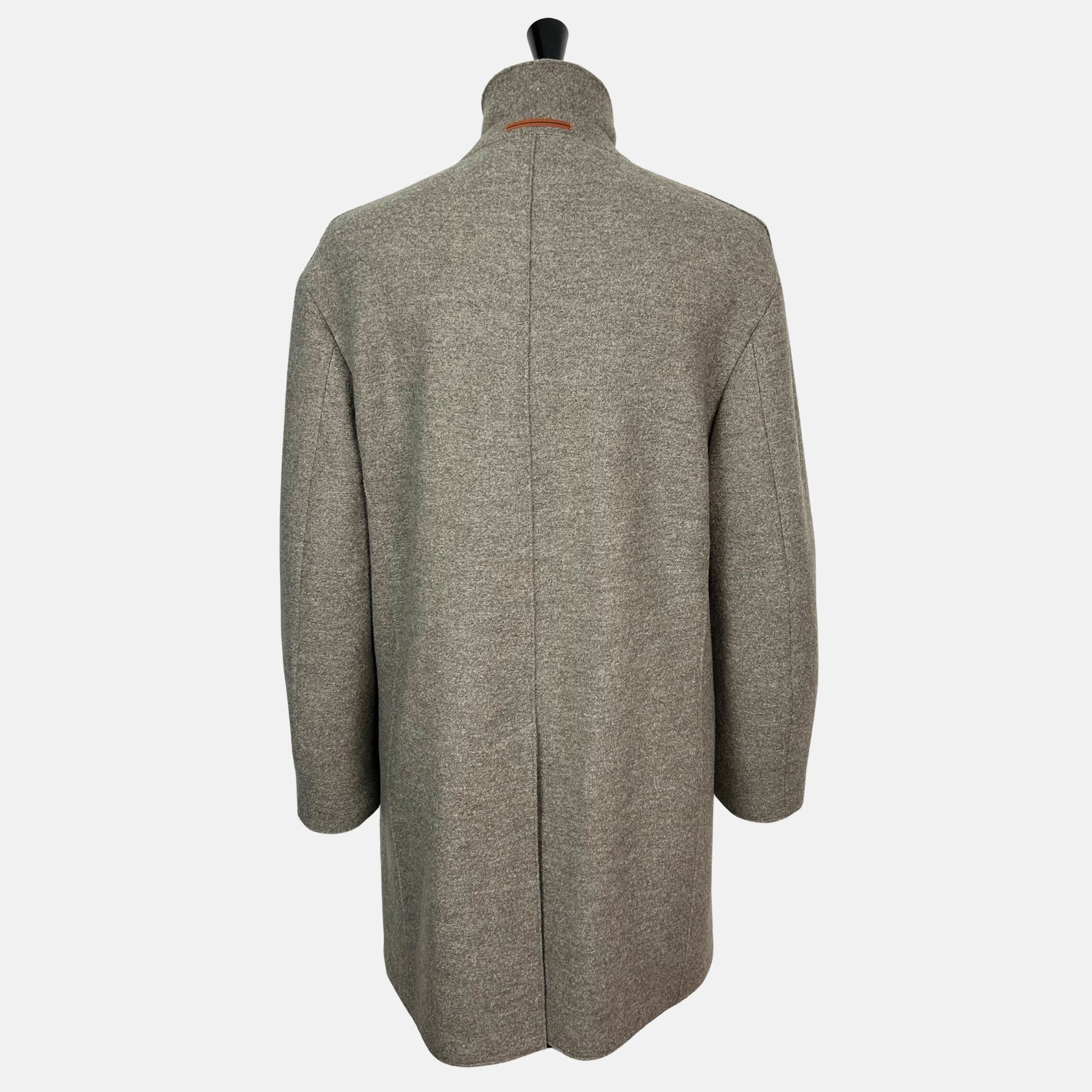 Greige Overcoat made of Wool (EU 54)