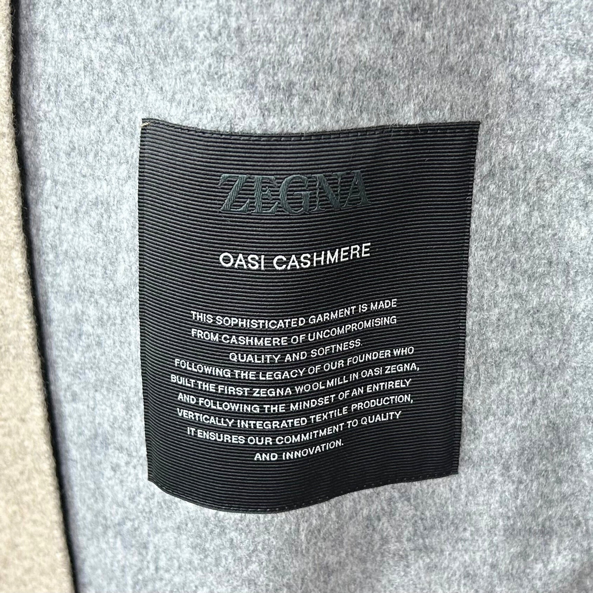 Beige Melange Coat made of Cashmere (EU 52)