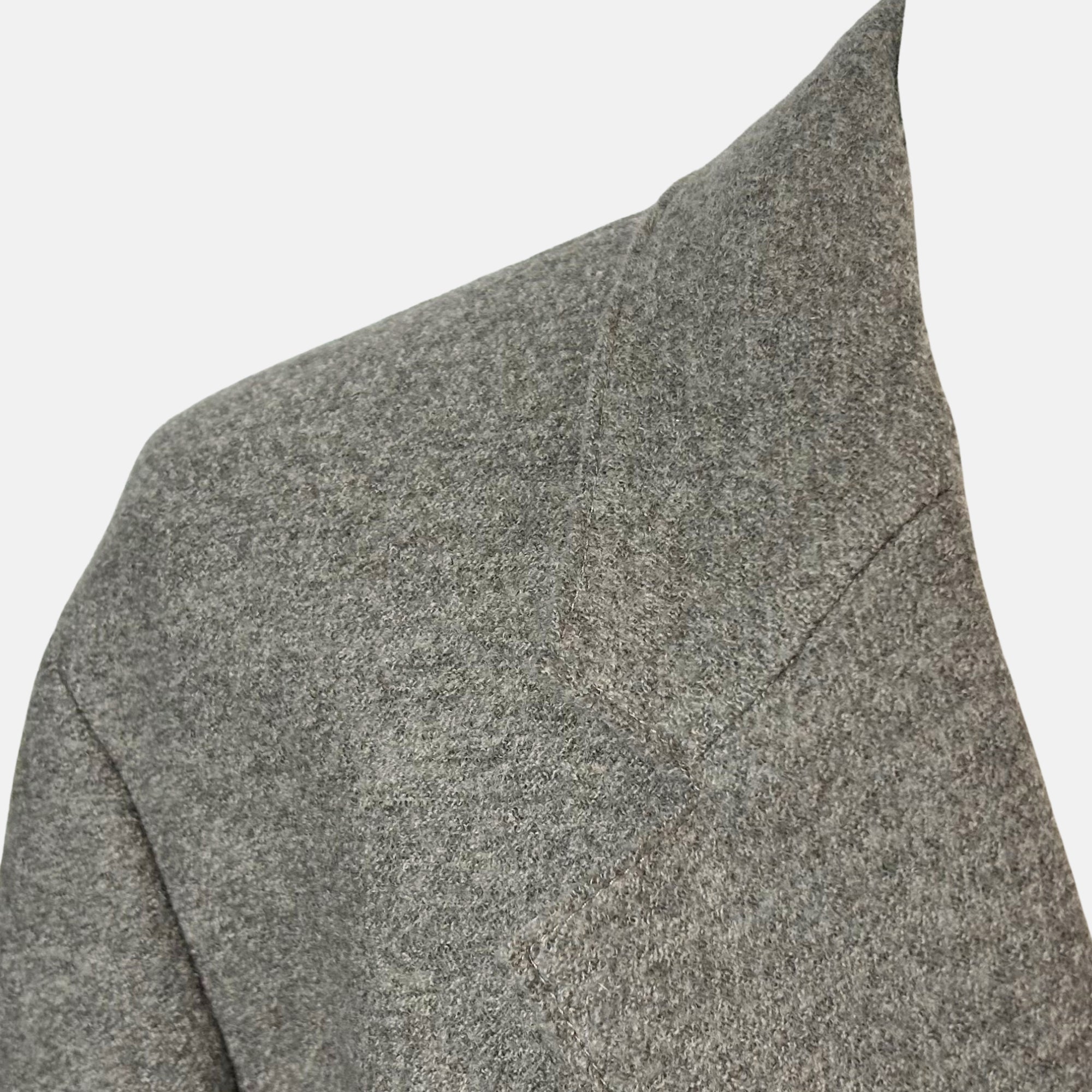 Greige Overcoat made of Wool (EU 54)