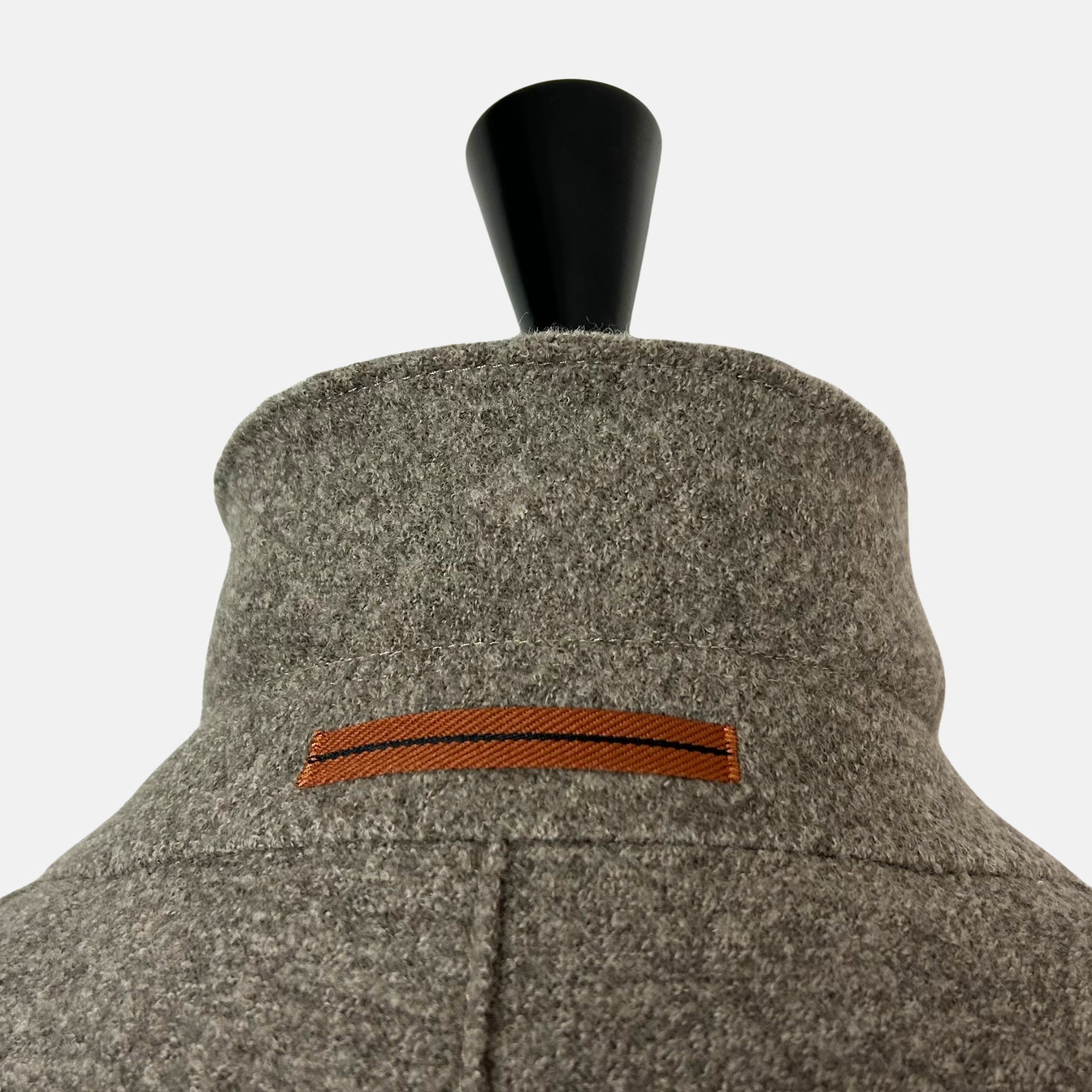Greige Overcoat made of Wool (EU 54)