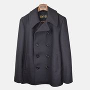 Navy Blue Jacket made of Wool Polyamide (48)