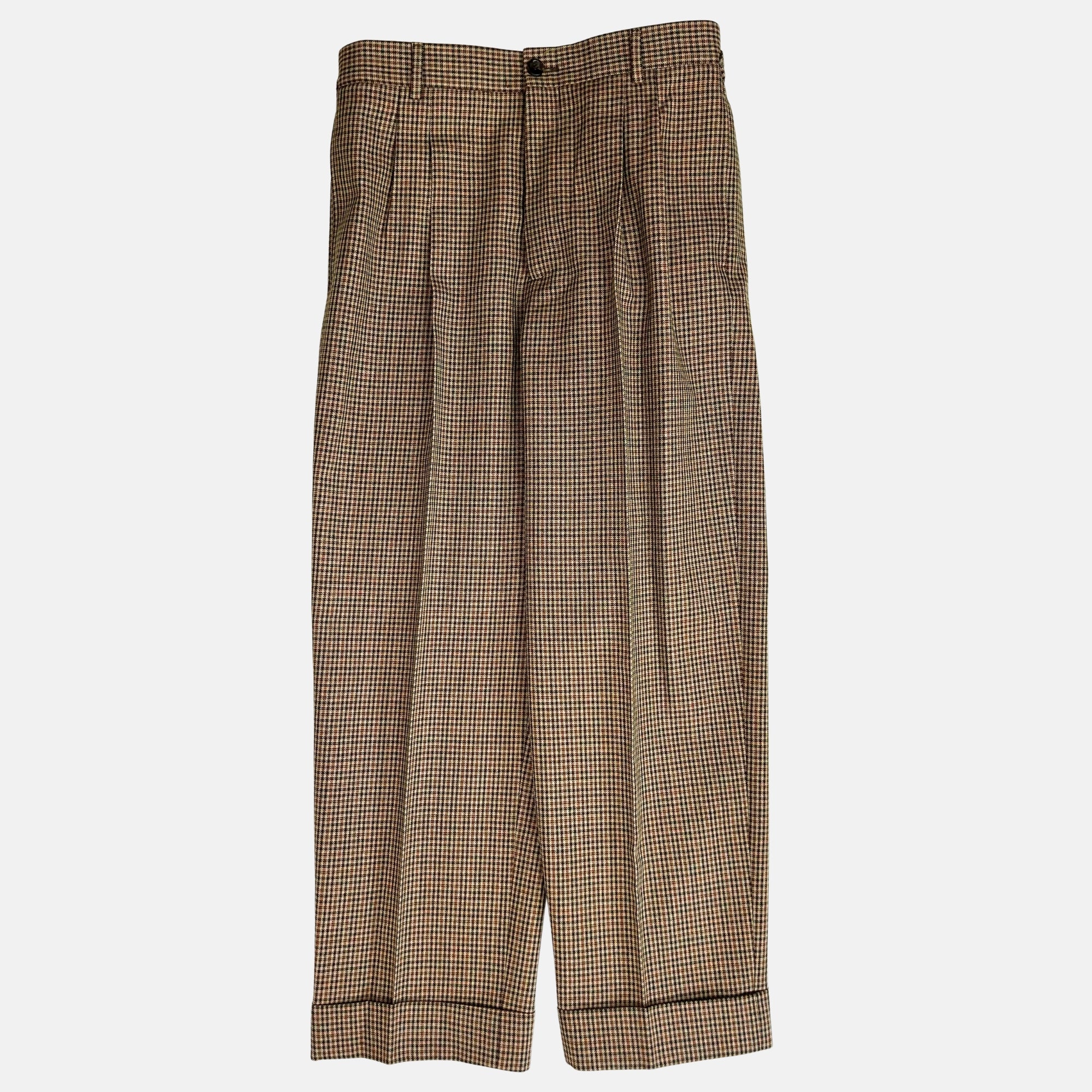 Multicoloured Pants made of Wool (EU 48)