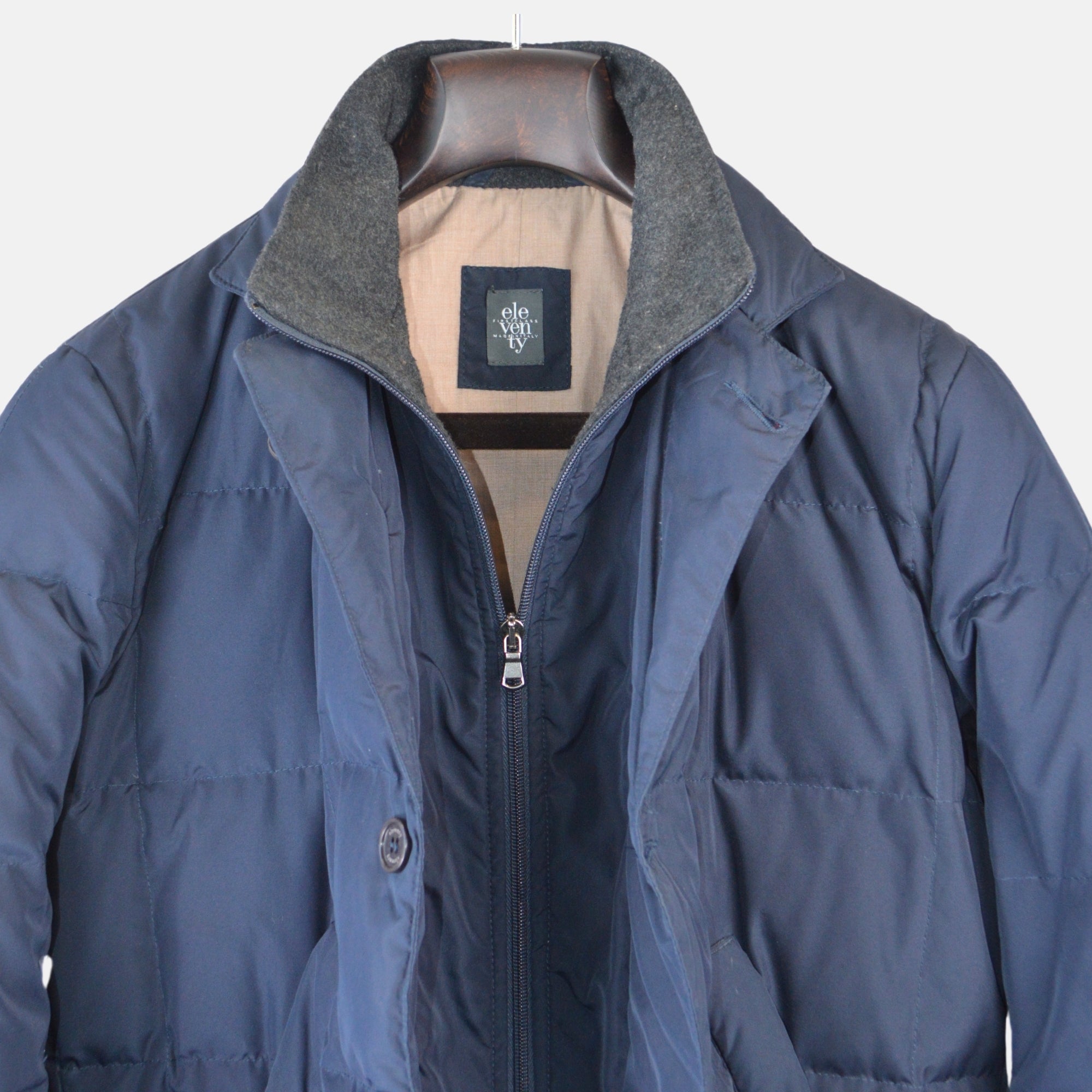 Navy Blue Down Jacket (L)