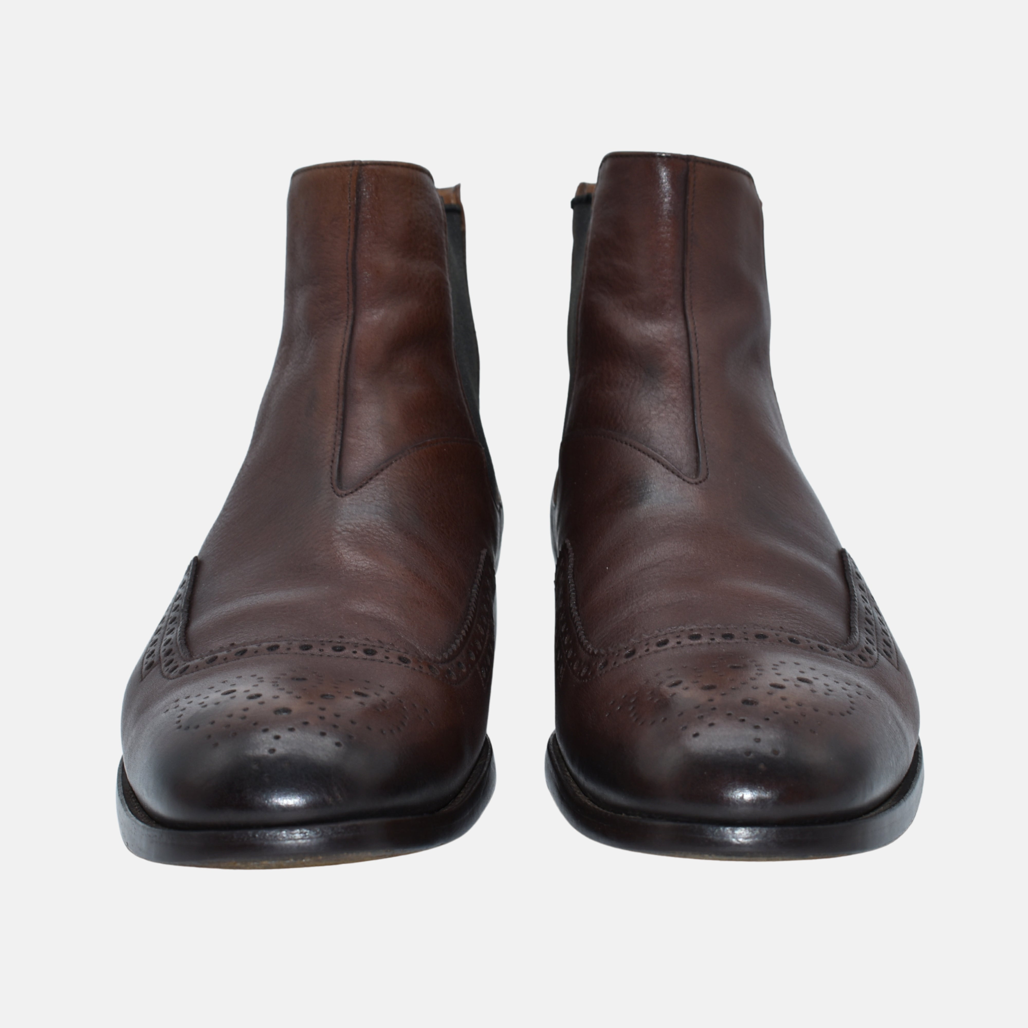 Brown Chelsea Boots made of Leather (EU 43.5)