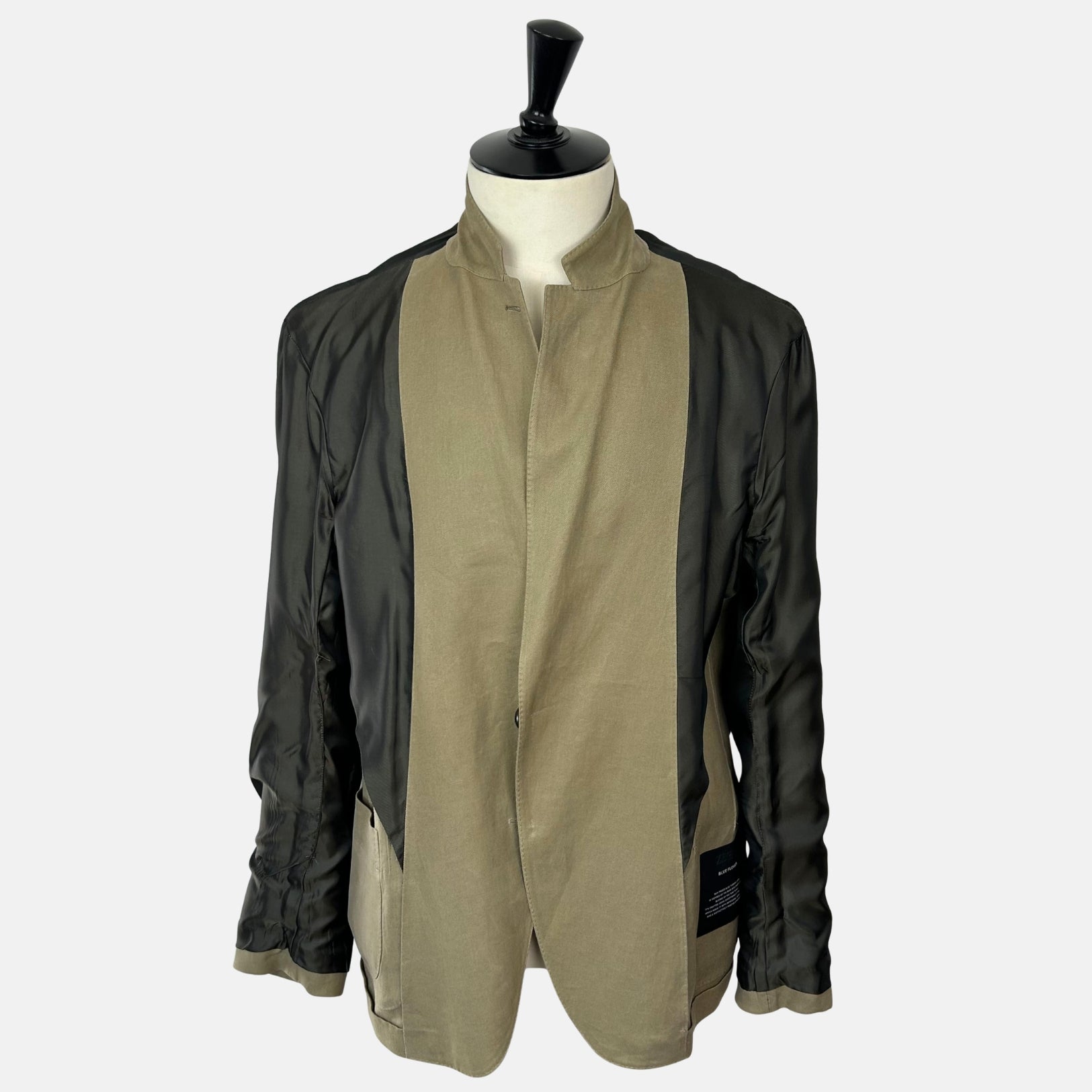 Khaki Blazer made of Linen/Ramie (EU 54)
