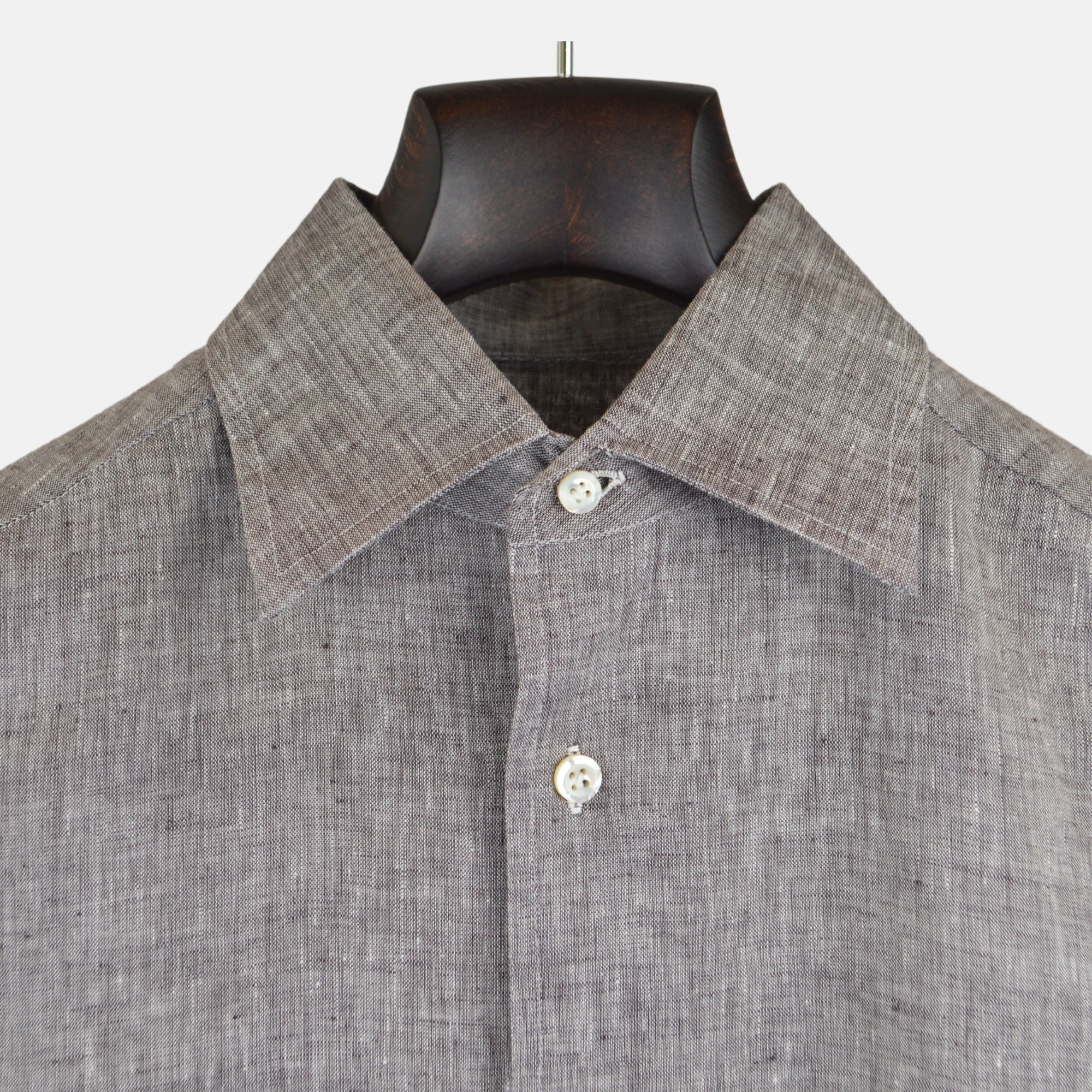 Taupe Shirt made of Linen (EU 38)