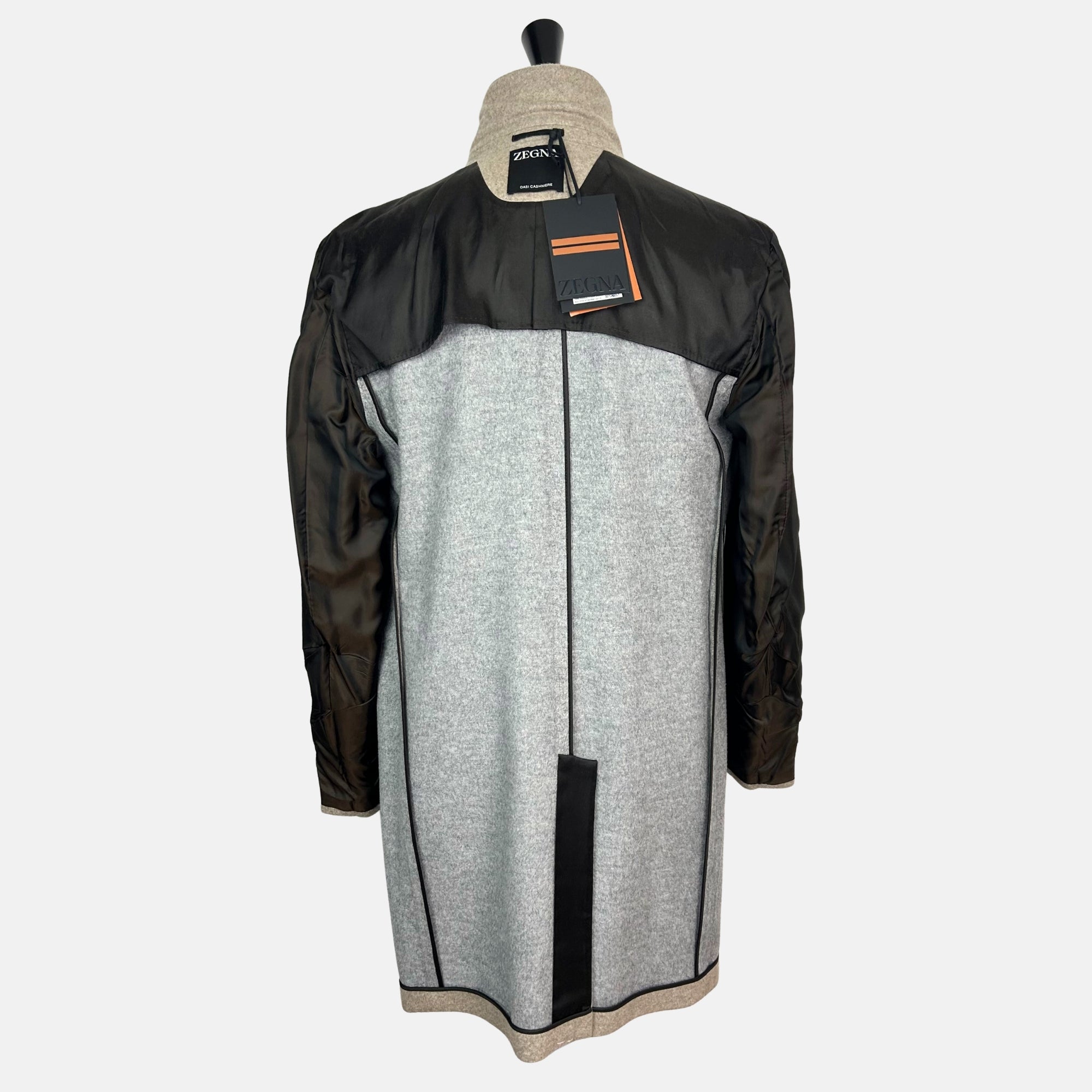 Beige Melange Coat made of Cashmere (EU 52)