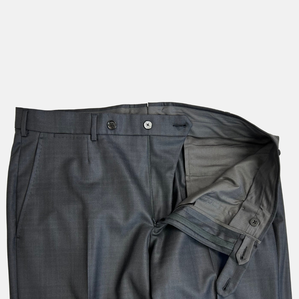 Gray Melange Suit made of Wool (EU 50)