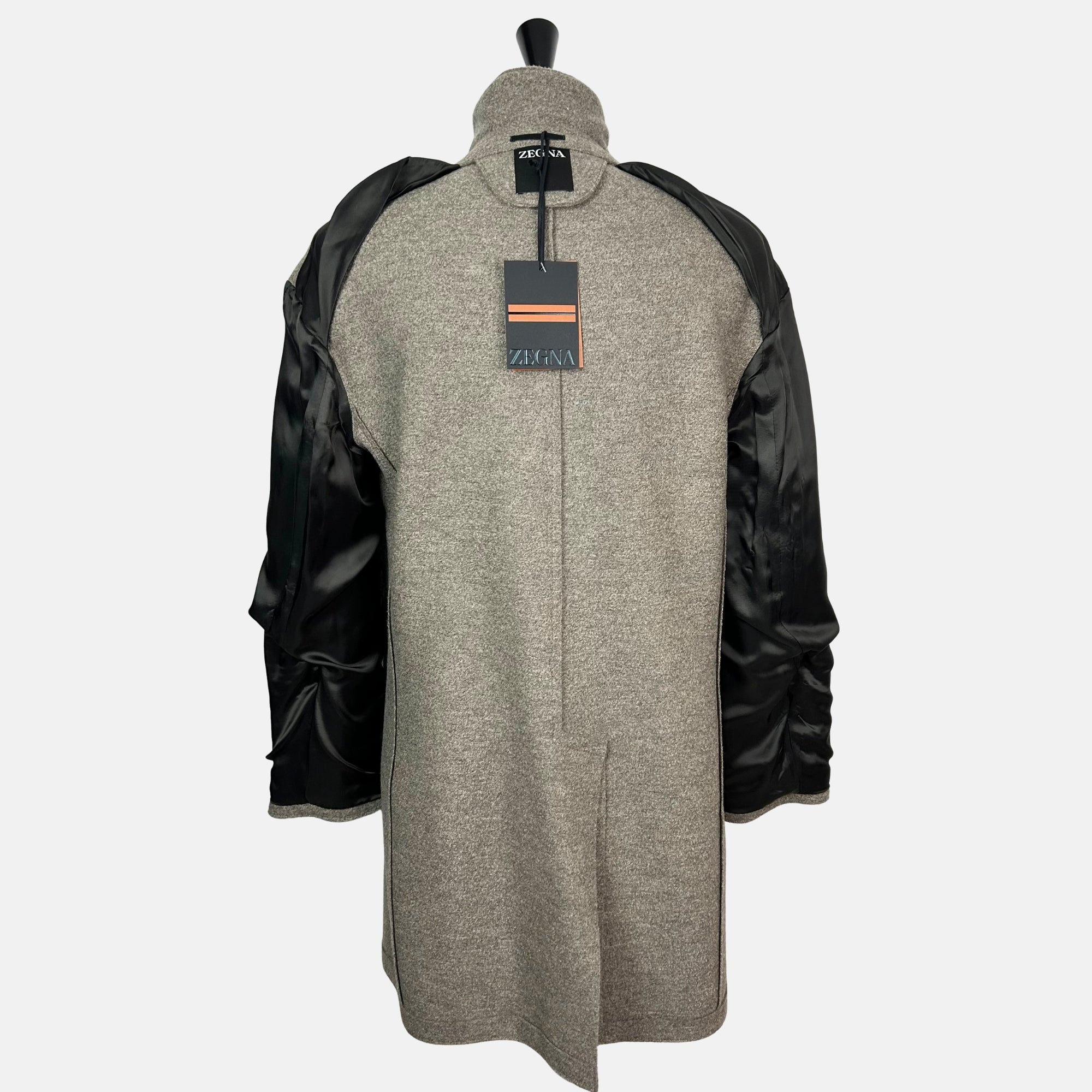 Greige Overcoat made of Wool (EU 54)