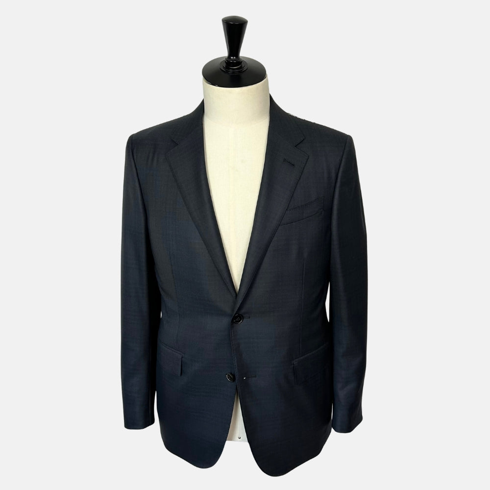 Gray Melange Suit made of Wool (EU 50)