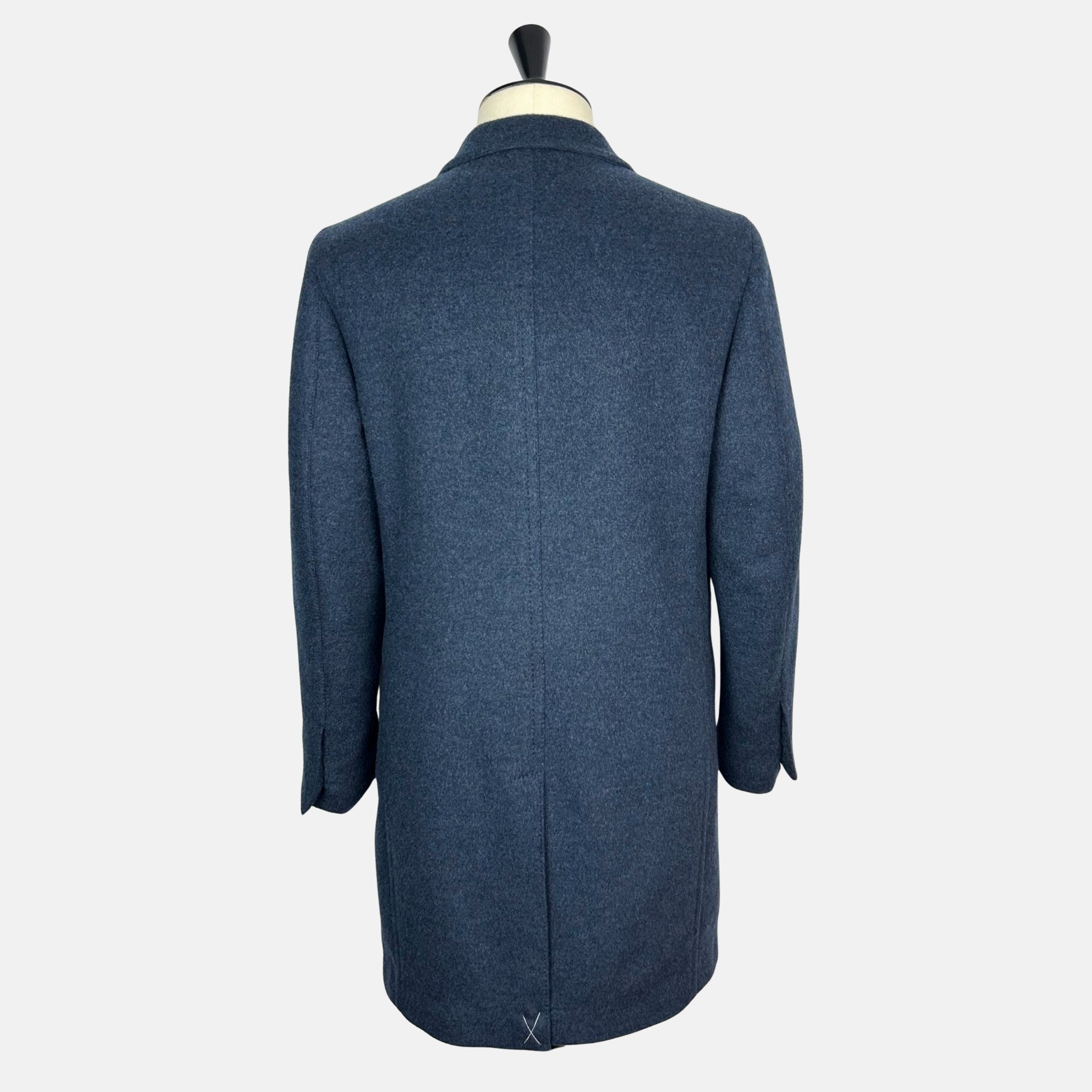 Blue Melange  Coat made of Cashmere (EU 50)