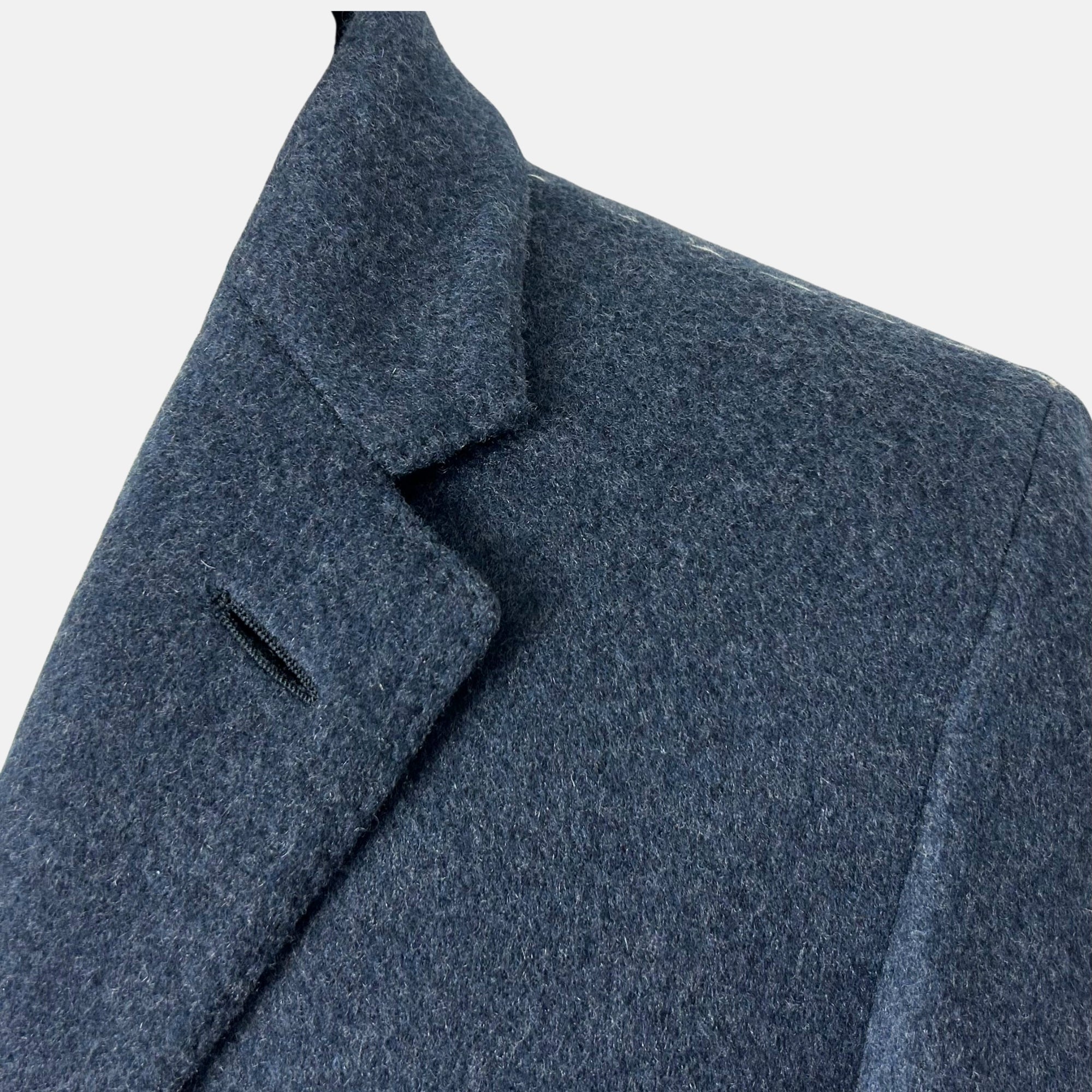 Blue Melange  Coat made of Cashmere (EU 50)