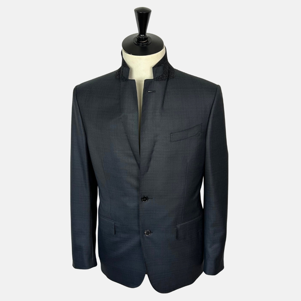 Gray Melange Suit made of Wool (EU 50)