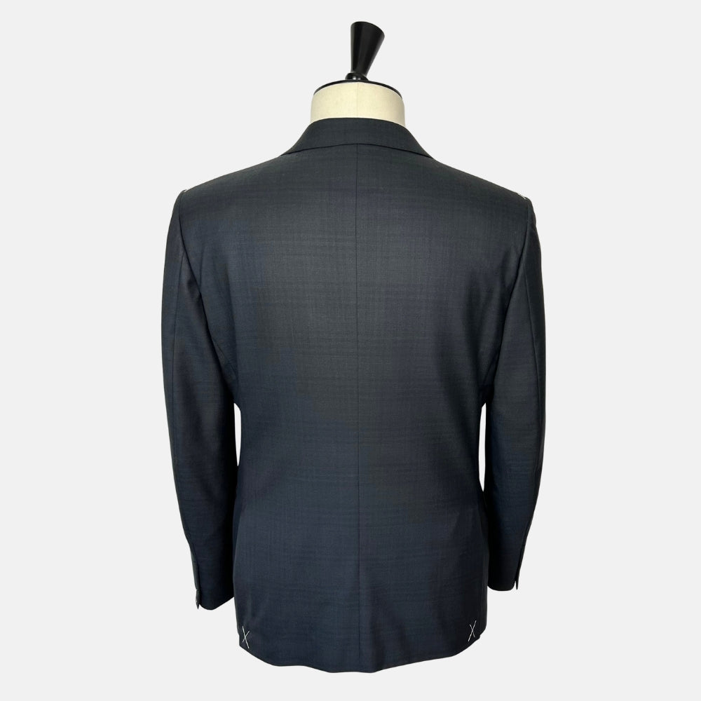 Gray Melange Suit made of Wool (EU 50)
