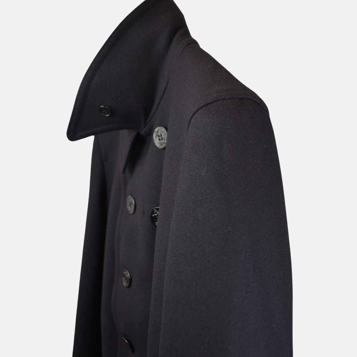 Navy Blue Jacket made of Wool Polyamide (EU 48)