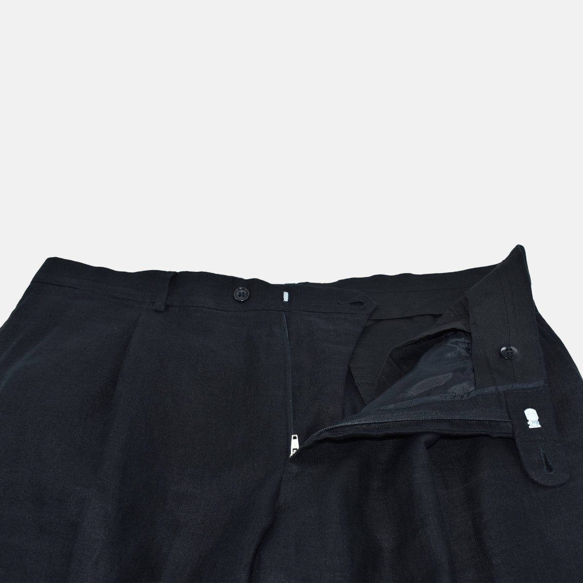 Black Linen Suit