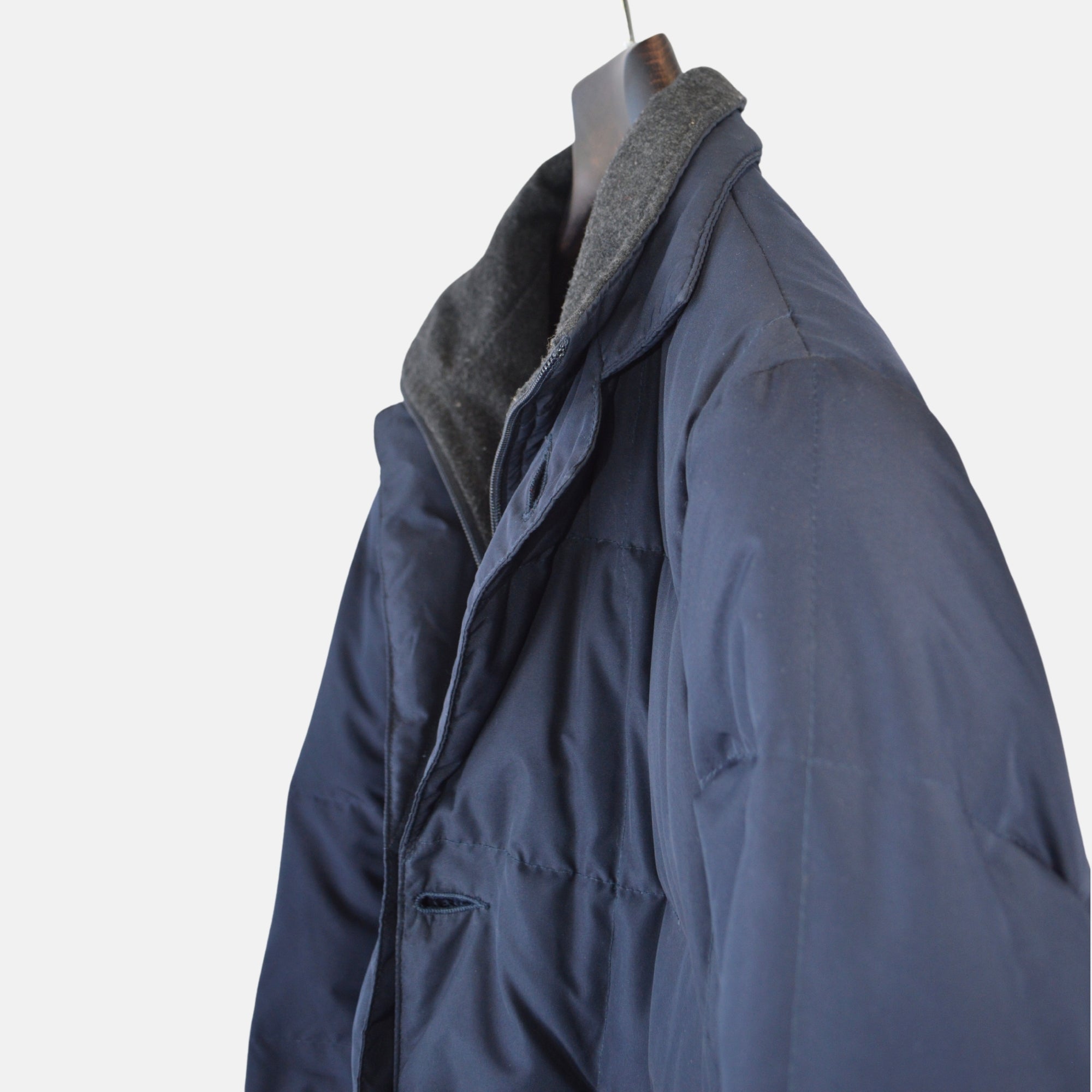 Navy Blue Down Jacket (L)