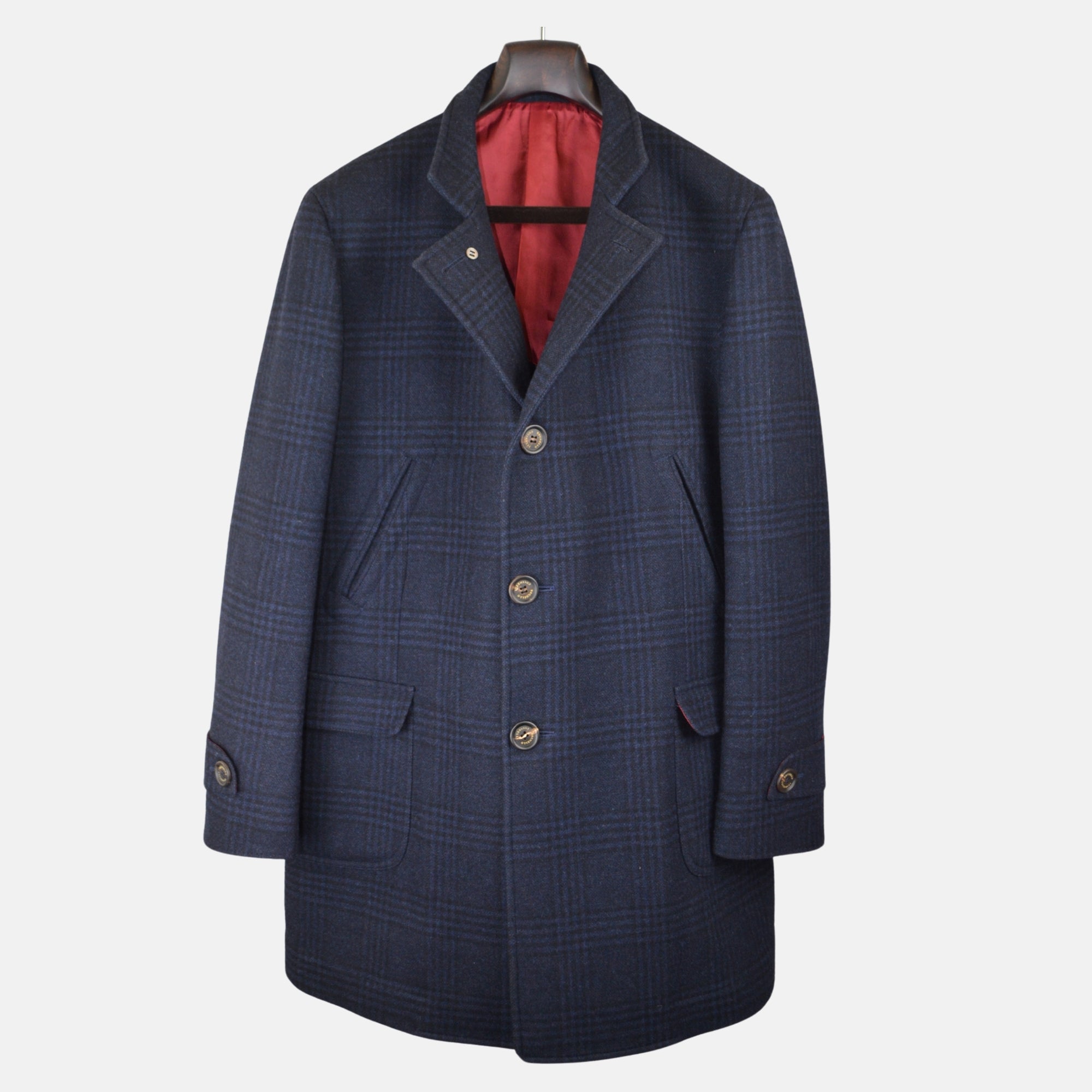 Navy Blue Coat made of Wool (50)