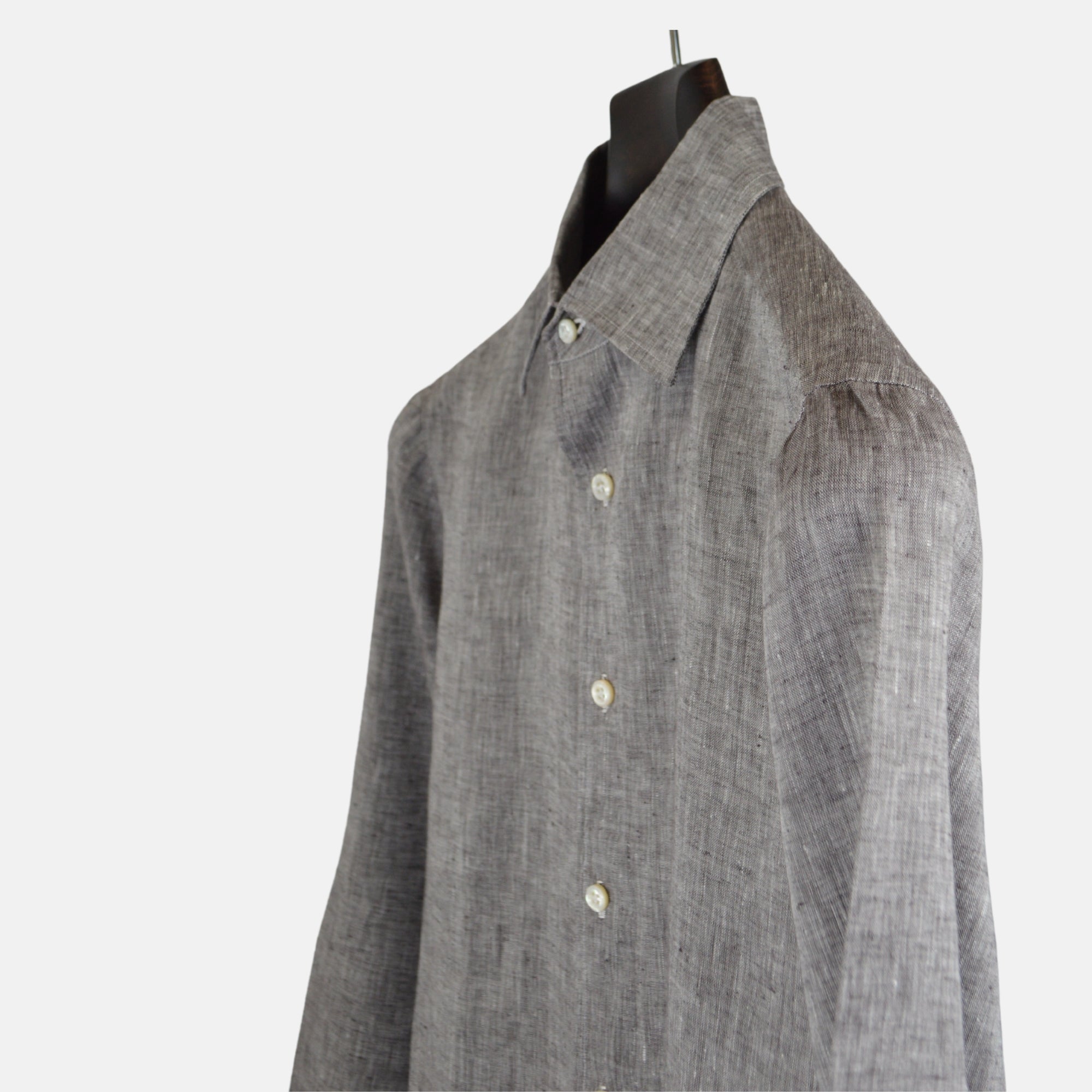 Taupe Shirt made of Linen (EU 38)