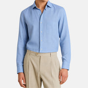 Blue Linen Shirt (M)