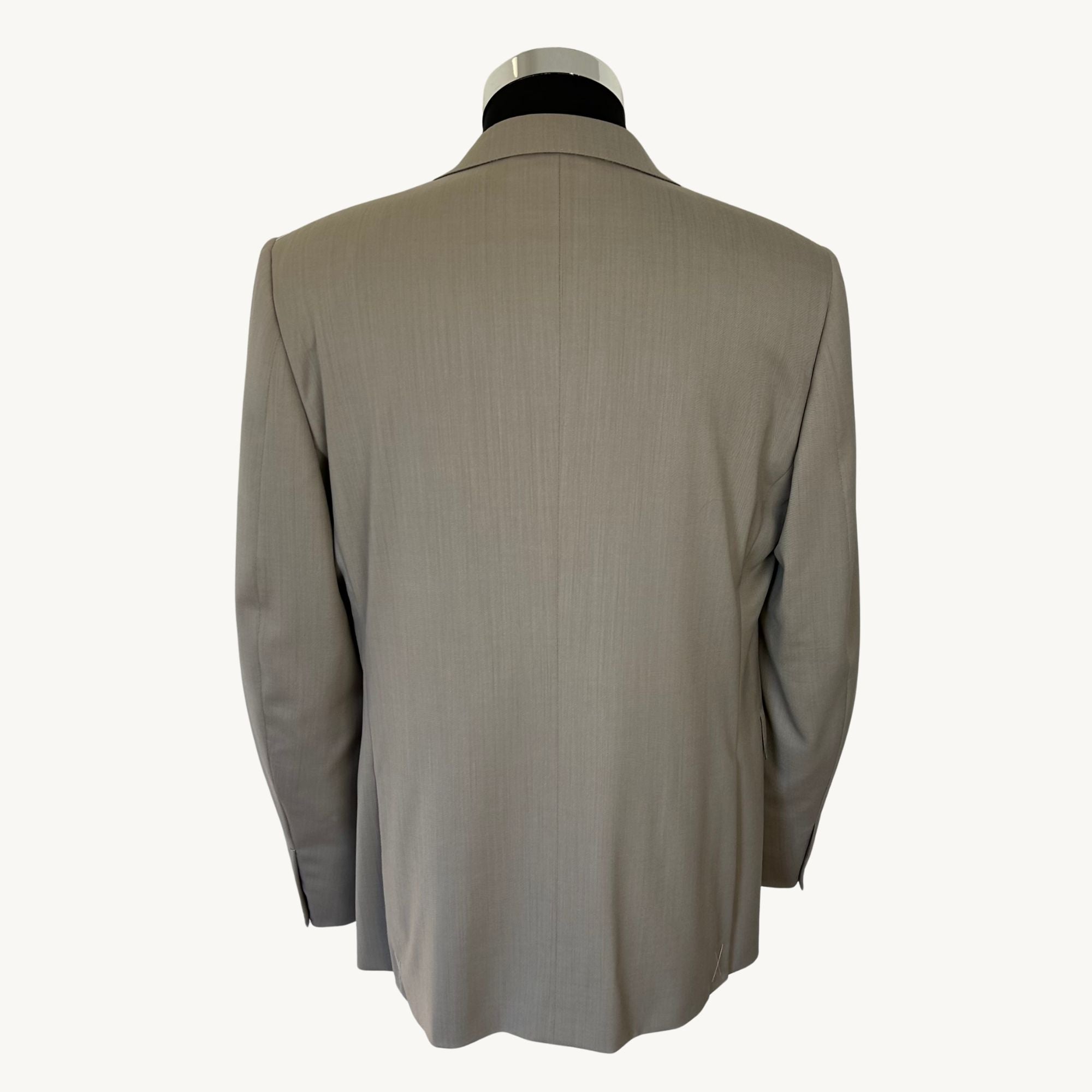 Ecru High Performance Suit made of Wool (50)