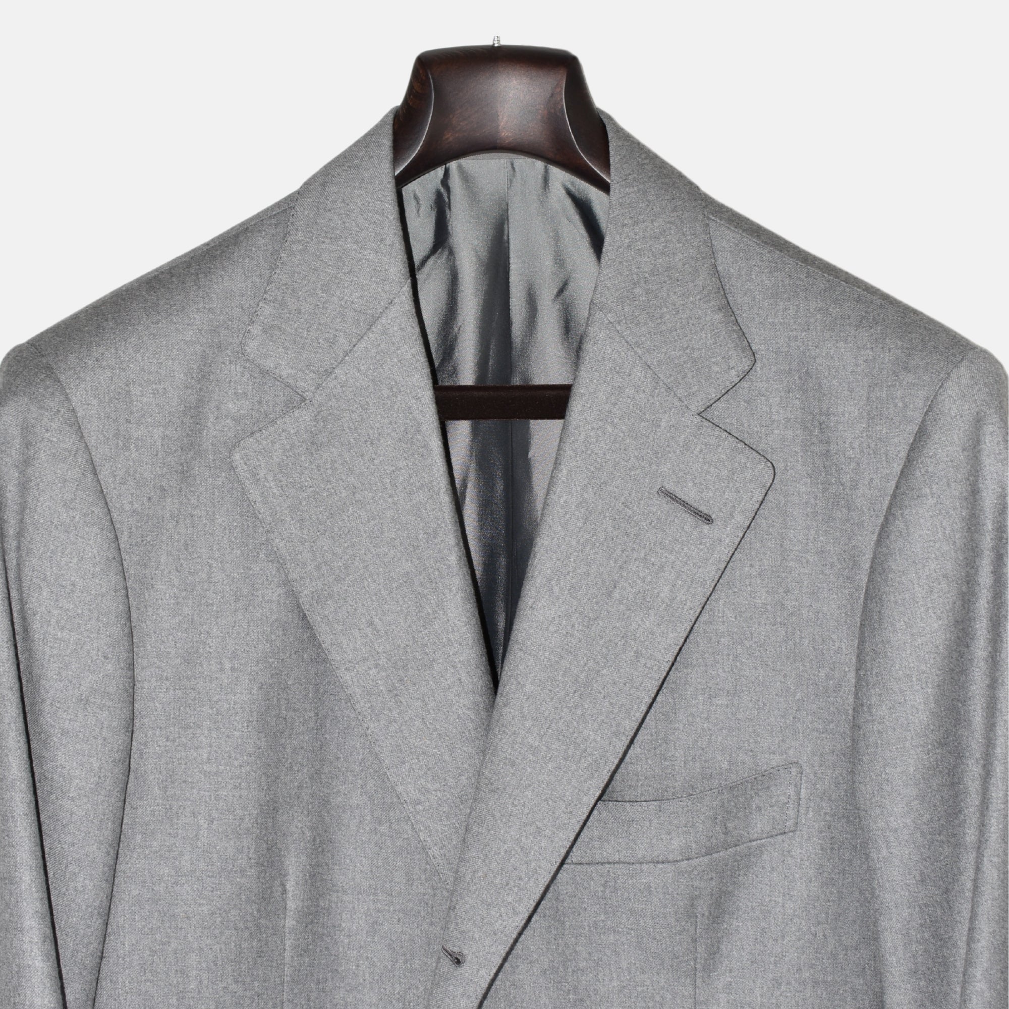 Gray Suit made of Wool (EU 52L)