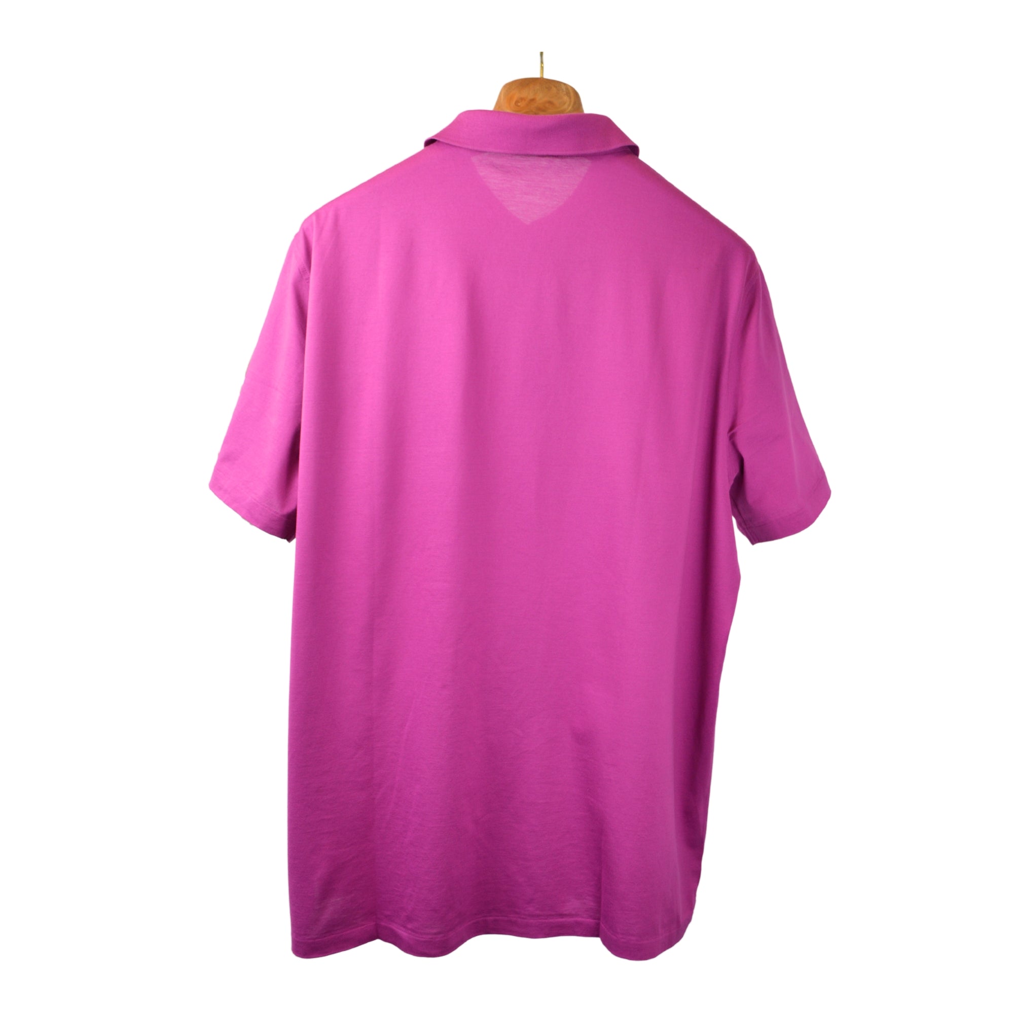 Pink Poloshirt made of Cotton (XXL)