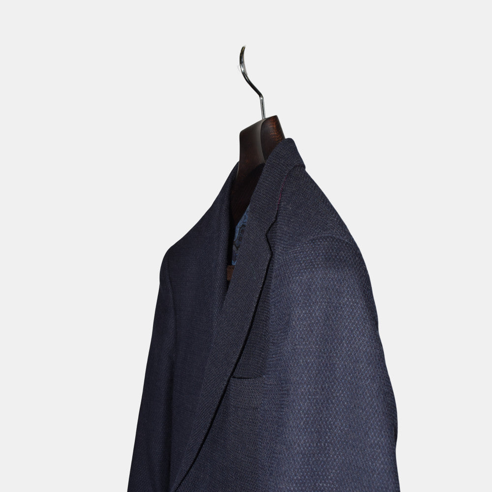 Beige Herringbone Blazer made of Wool/ Cotton ( EU 48)