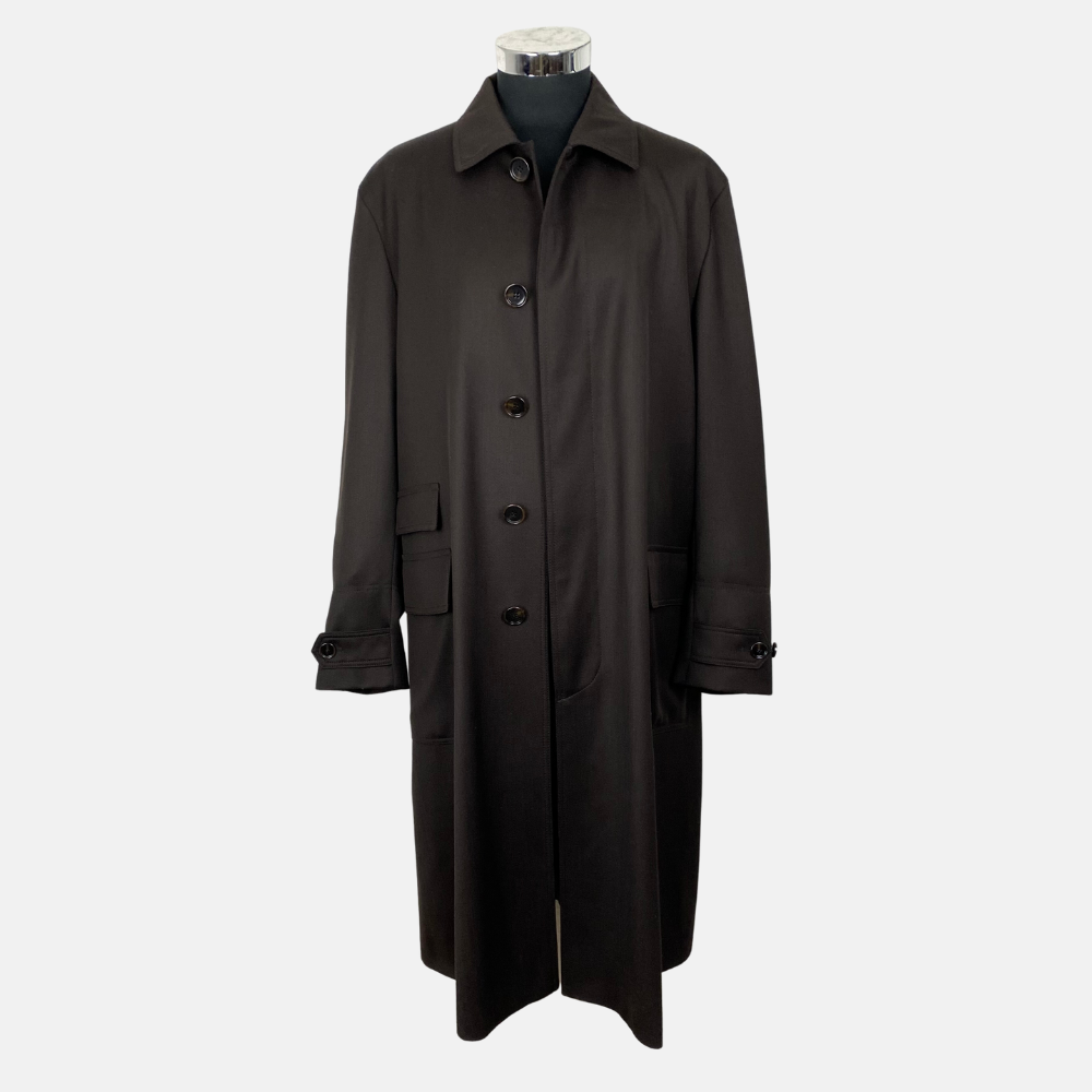Brown Coat made of Virgin Wool (EU 56)