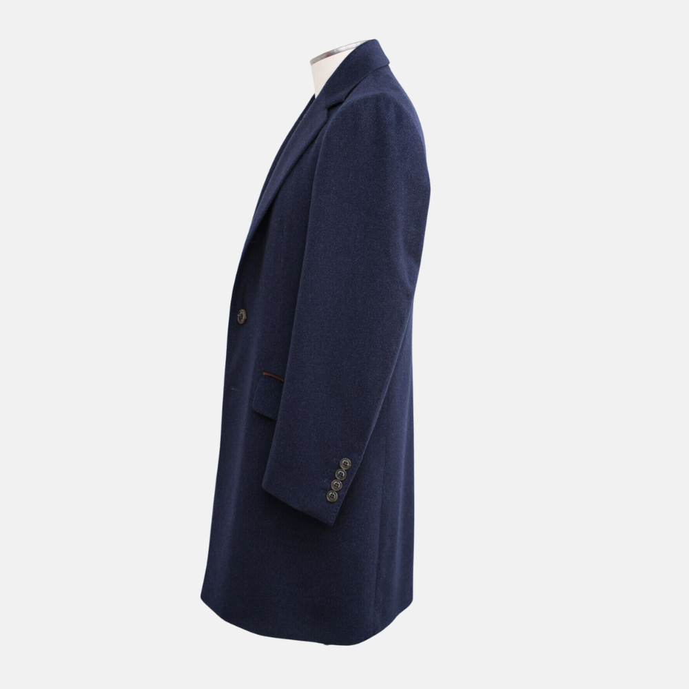 Navy Blue Coat made of Cashmere