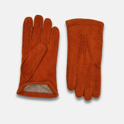 Rust Gloves made of Carpincho / Cashmere