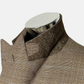 Brown Patterned Blazer made of Wool