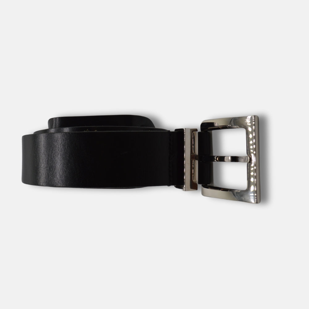 Black Leather Belt (90 cm)