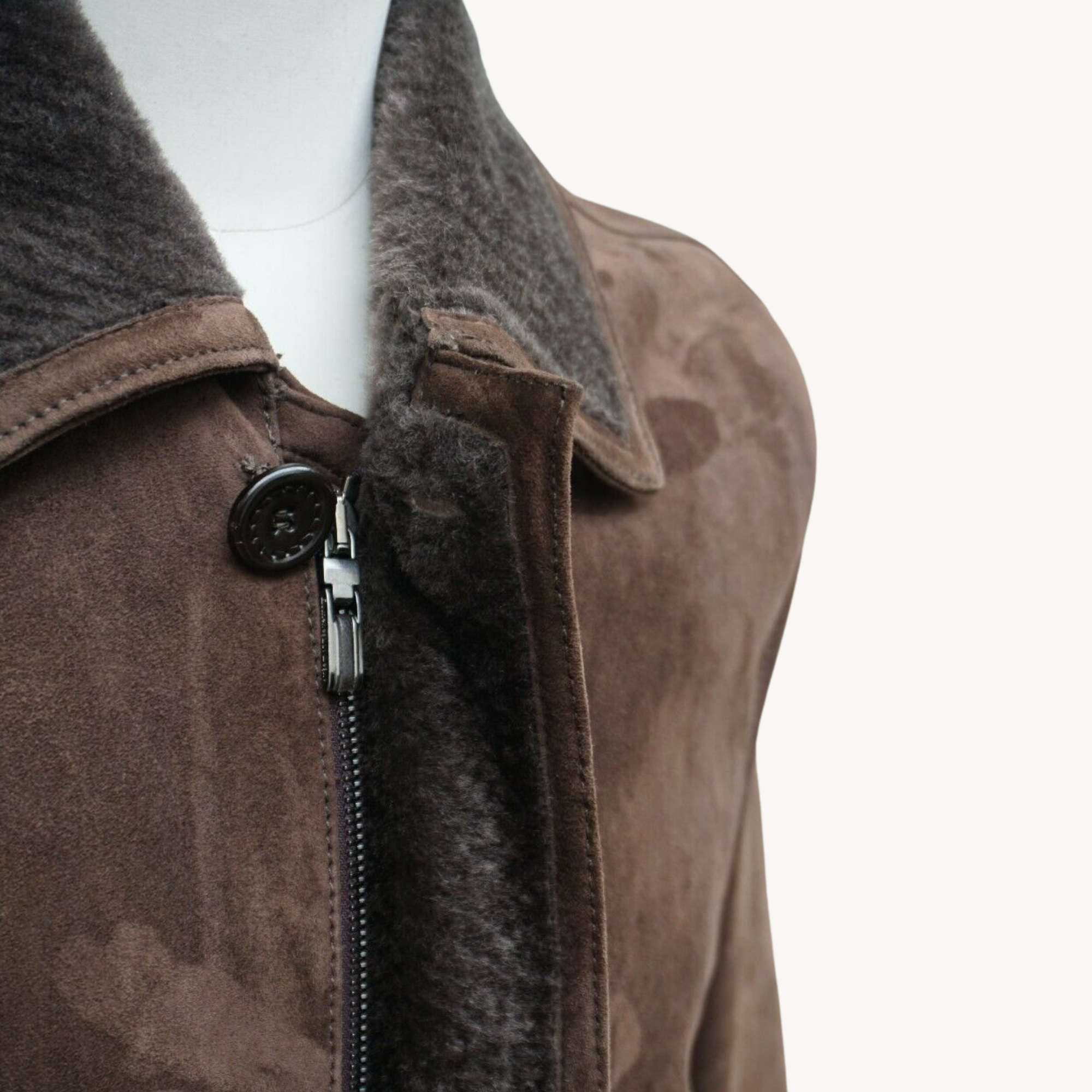 Brown Shearling Coat