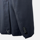 Navy Blue 10-Pocket Blazer made of Wool/Silk