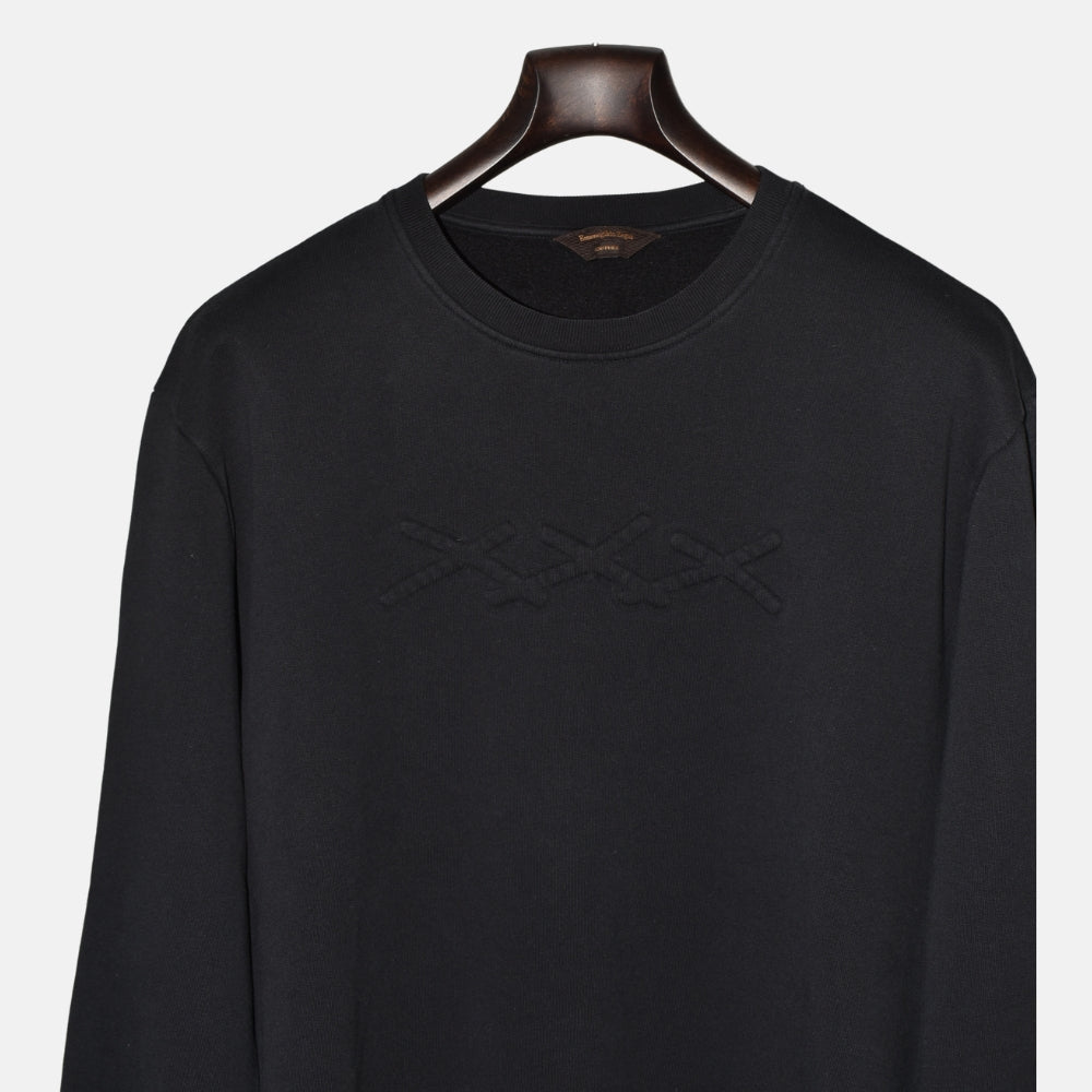Black Sweater made of Cotton/Polyester (XL)