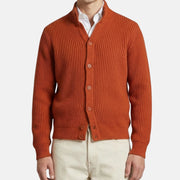 Orange Cashmere Cardigan (EU 52)
