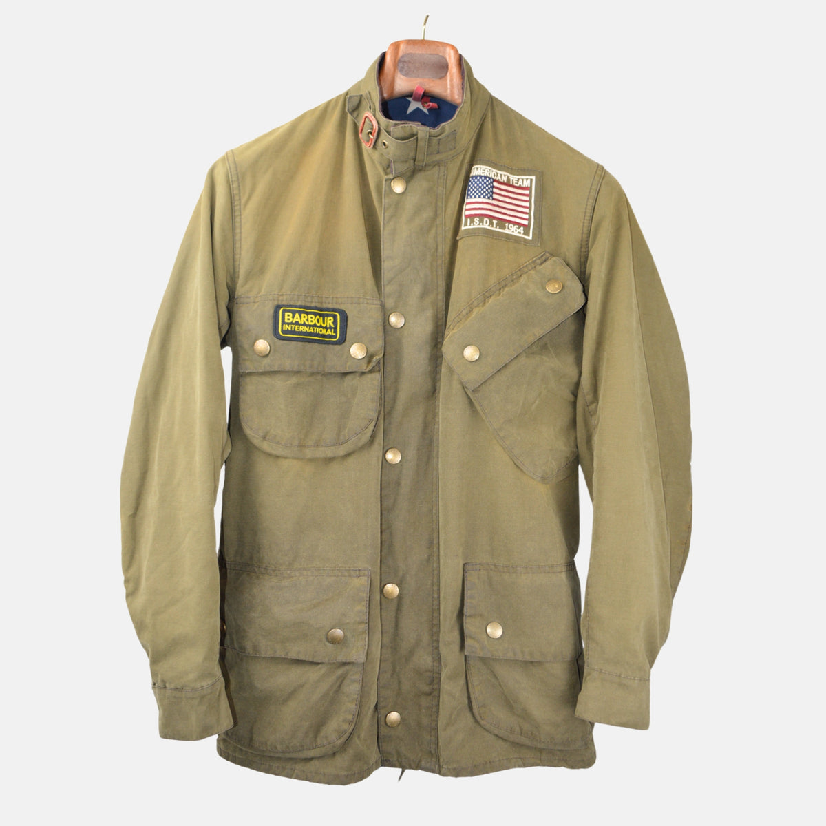 Military Parker made of 100% Waxed Cotton (EU 48)