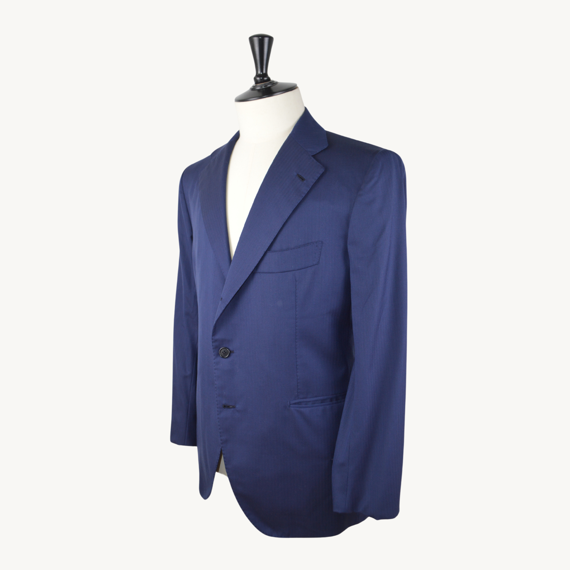 Navy Blue Suit made of Wool (54)