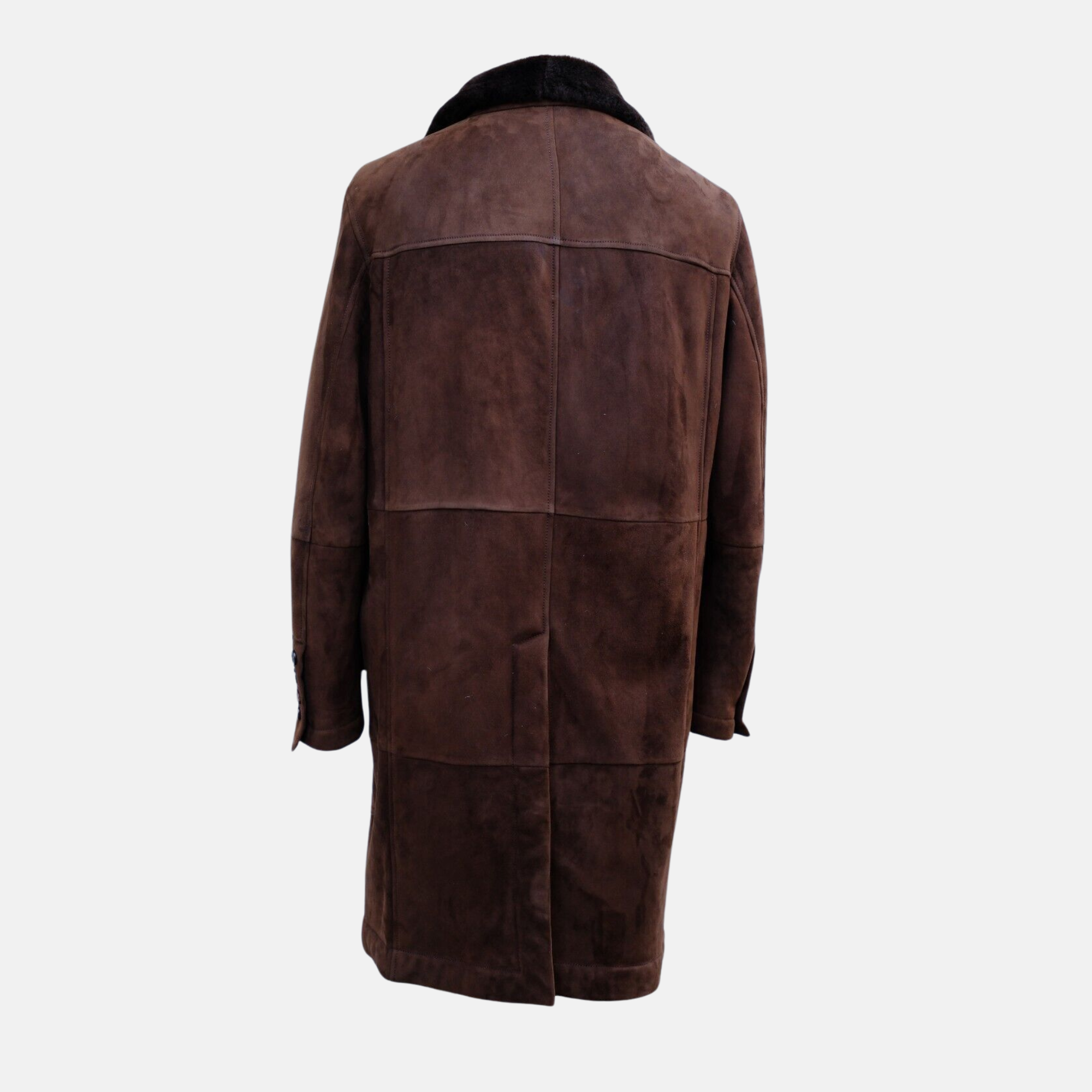 Brown Shearling Coat (M, L)