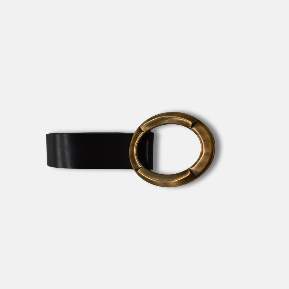 Black Leather Belt (90 cm)